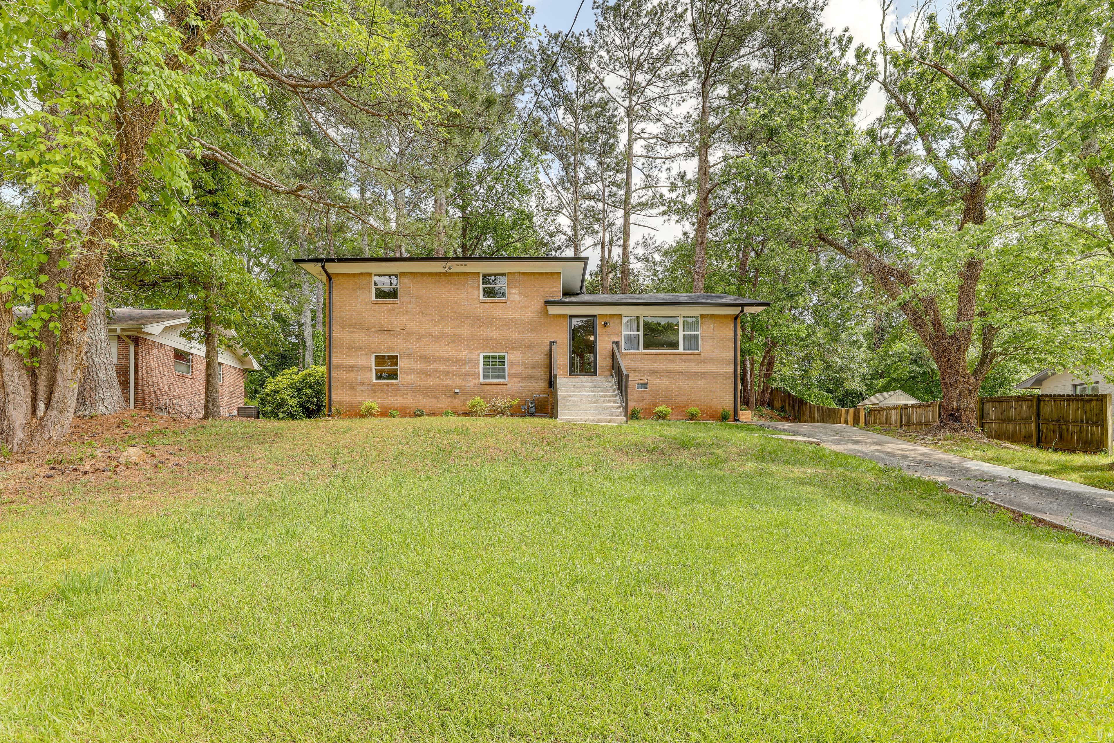 Decatur Vacation Rental | 3BR | 2BA | 1,800 Sq Ft | Stairs Required