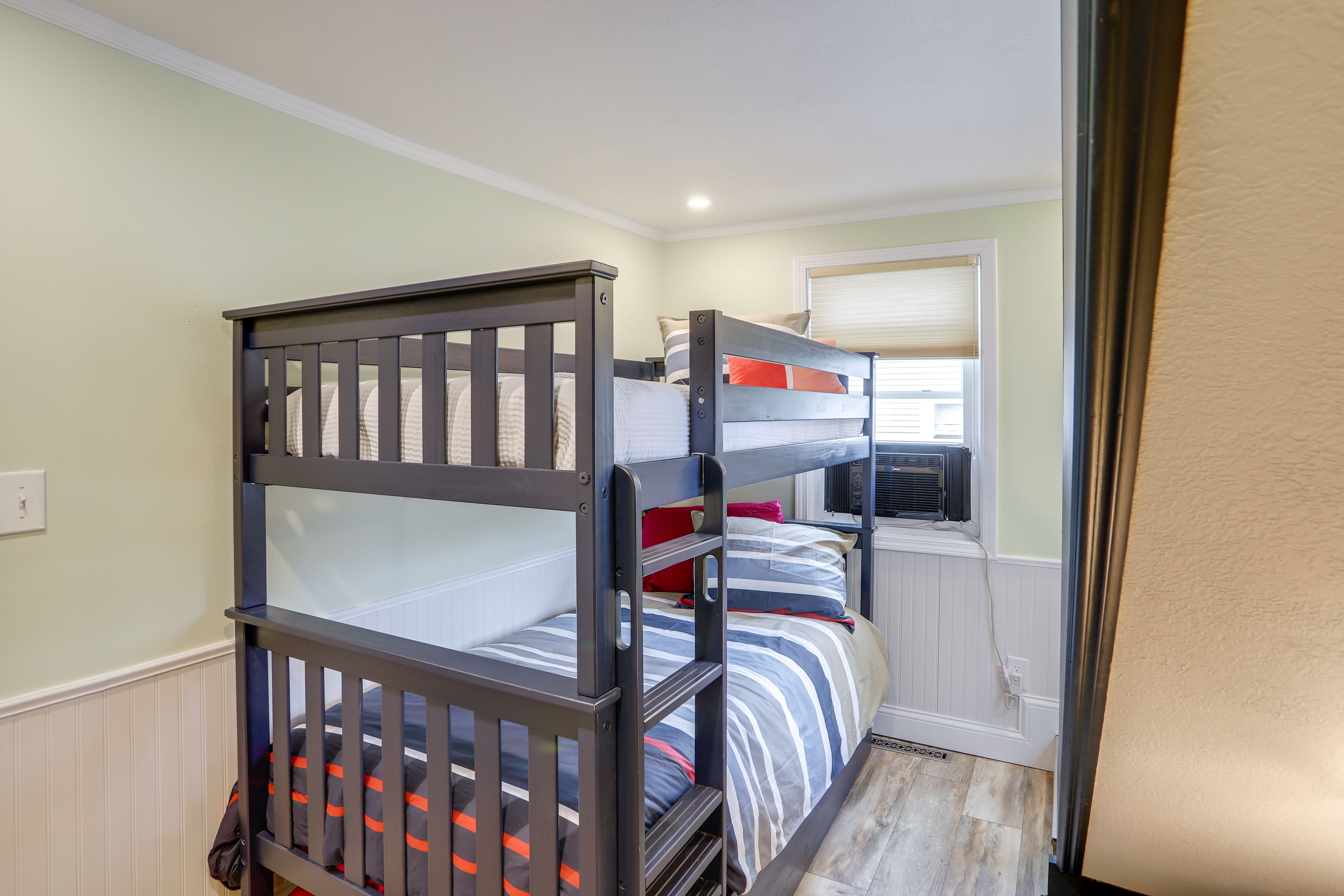 Sleeping Nook | 1st Floor | Twin Bunk Bed w/ Twin Trundle | Window A/C Unit