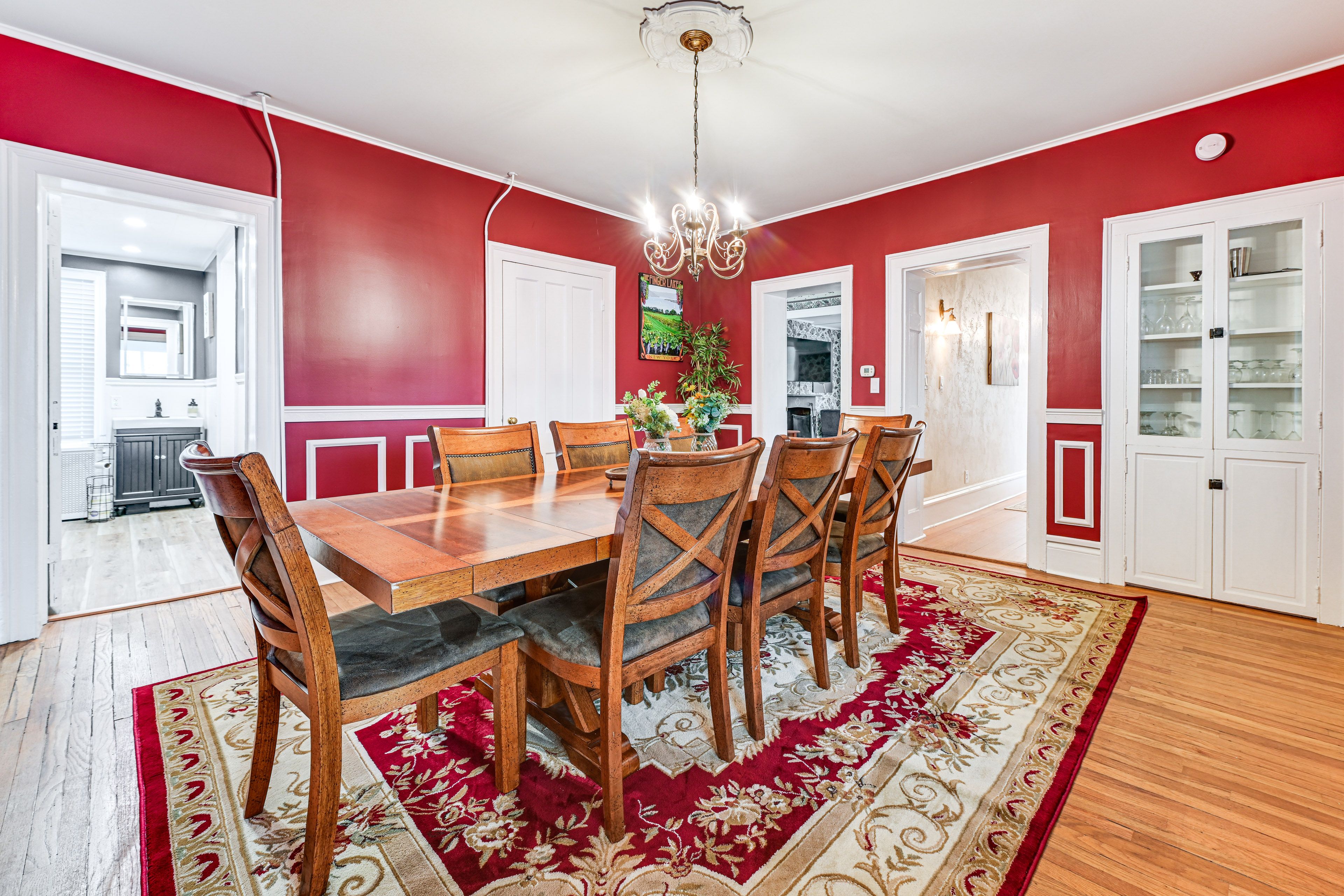 Dining Room | Dishware/Flatware Provided | 1st Floor