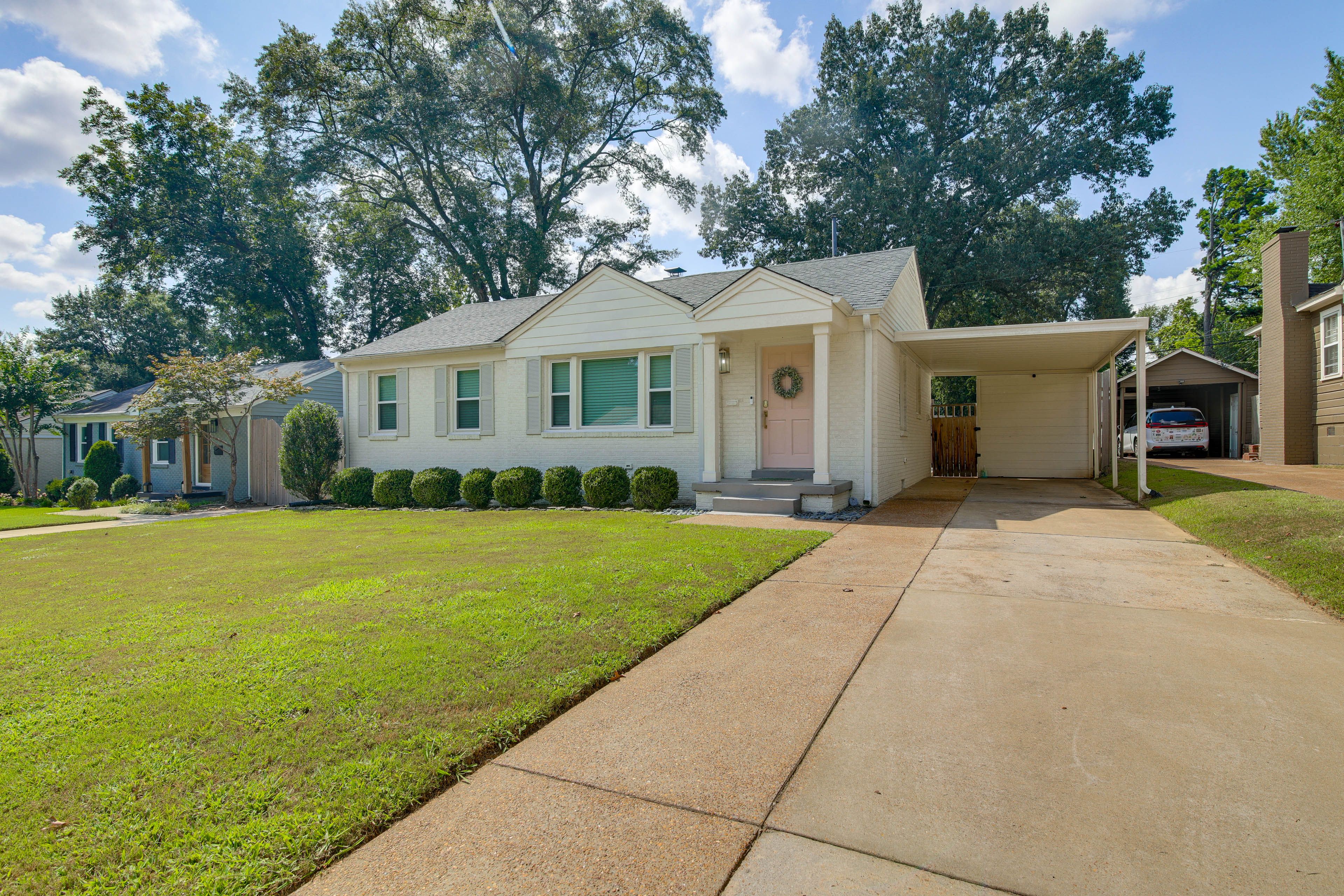 Property Exterior | Furnished Deck | Fenced-In Backyard