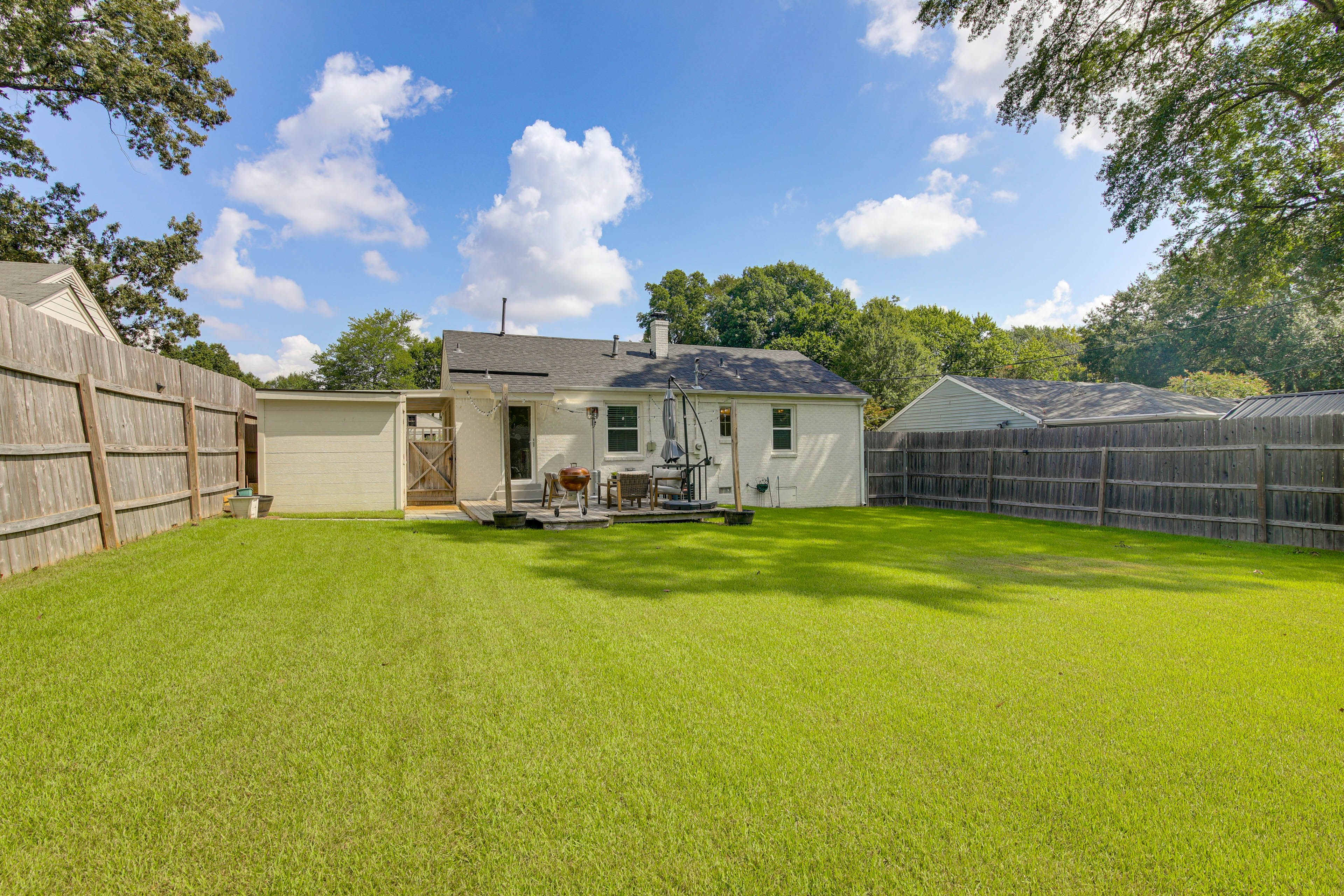 Fenced-In Backyard