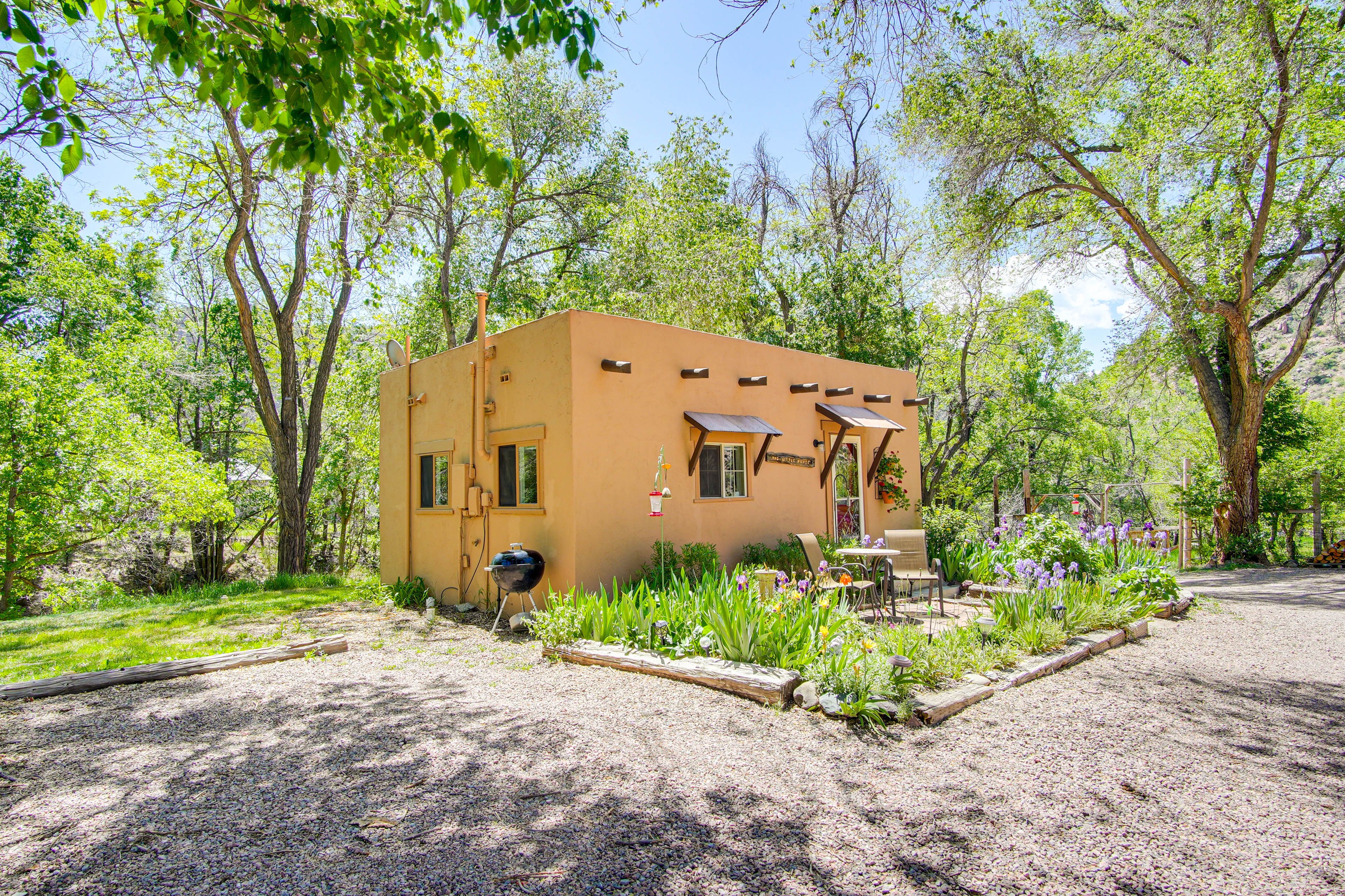 Private Patio | Bistro Dining | Charcoal Grill