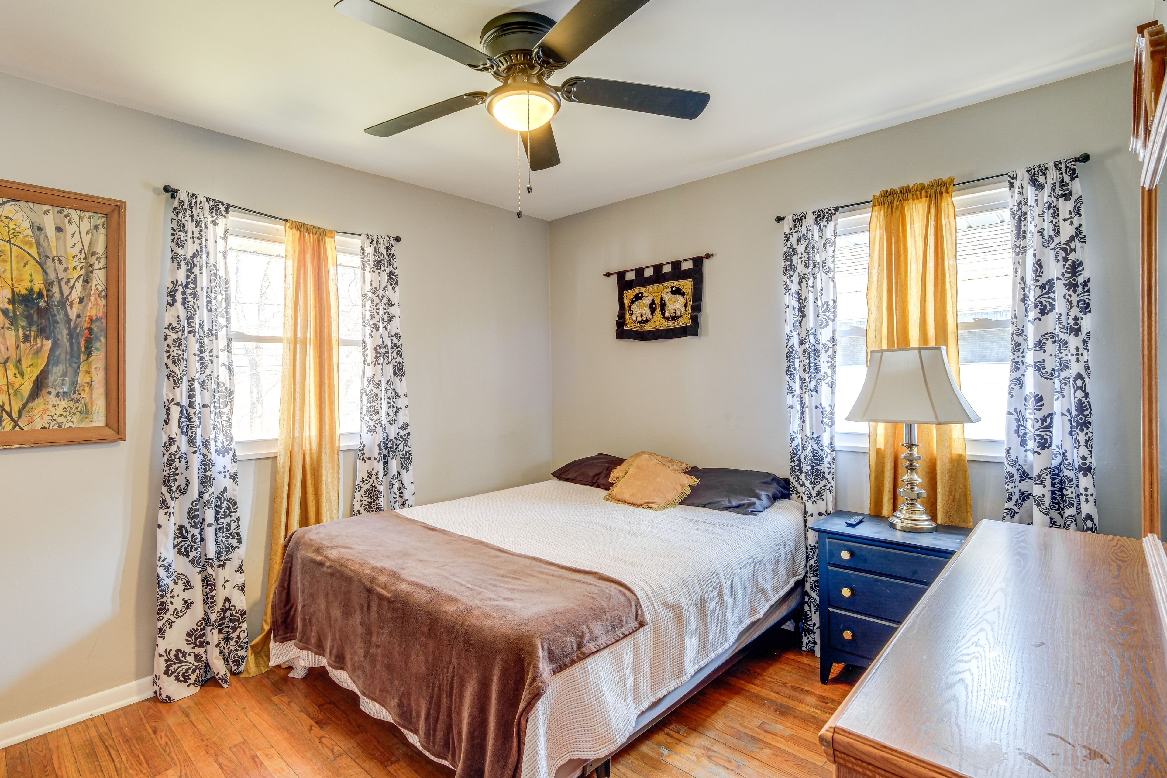Bedroom 3 | Main Level | Queen Bed | Flat-Screen TV