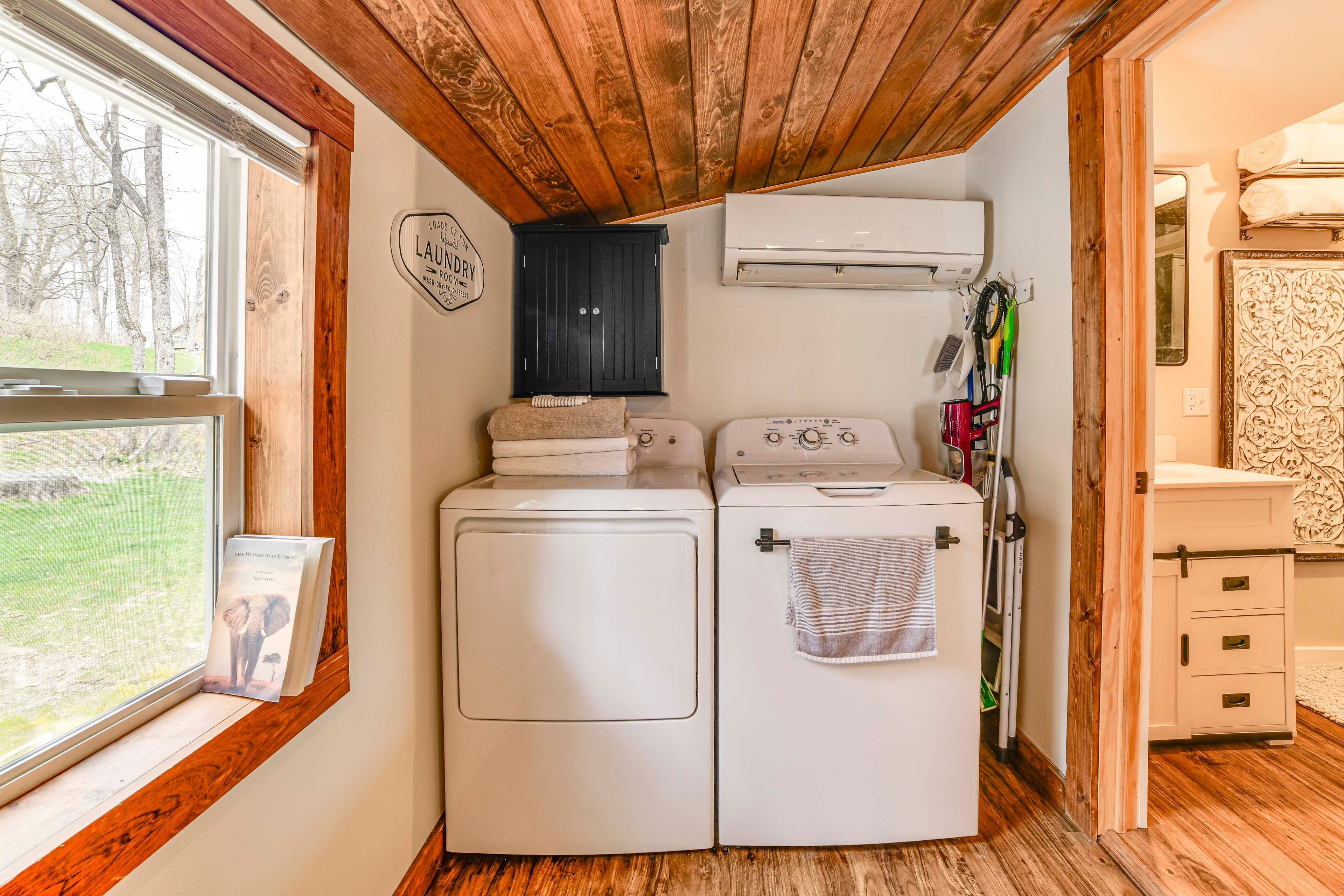 Laundry Area | 1st Floor | Washer/Dryer | Iron/Board