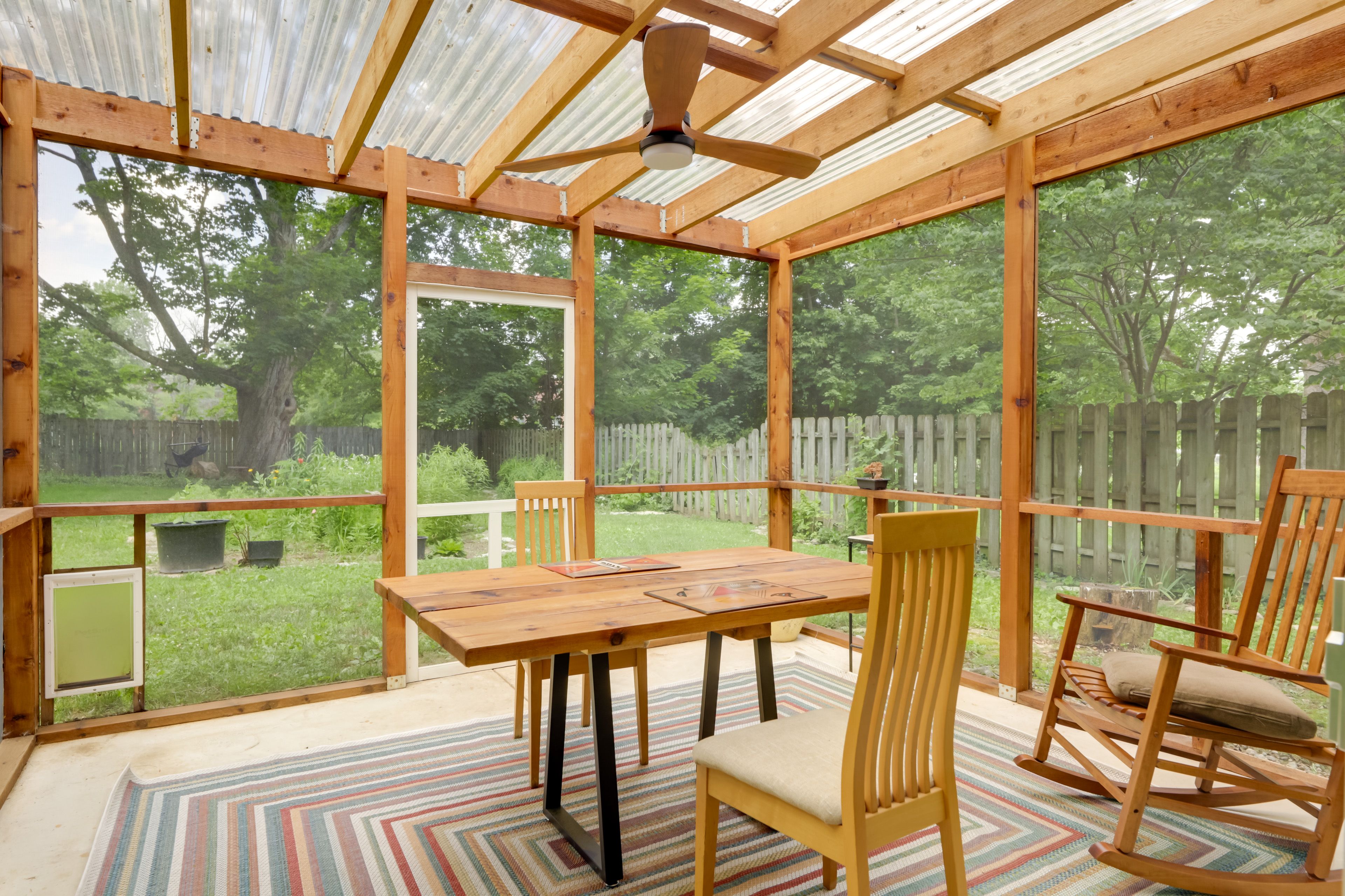 Screened Porch | Fenced-In Yard