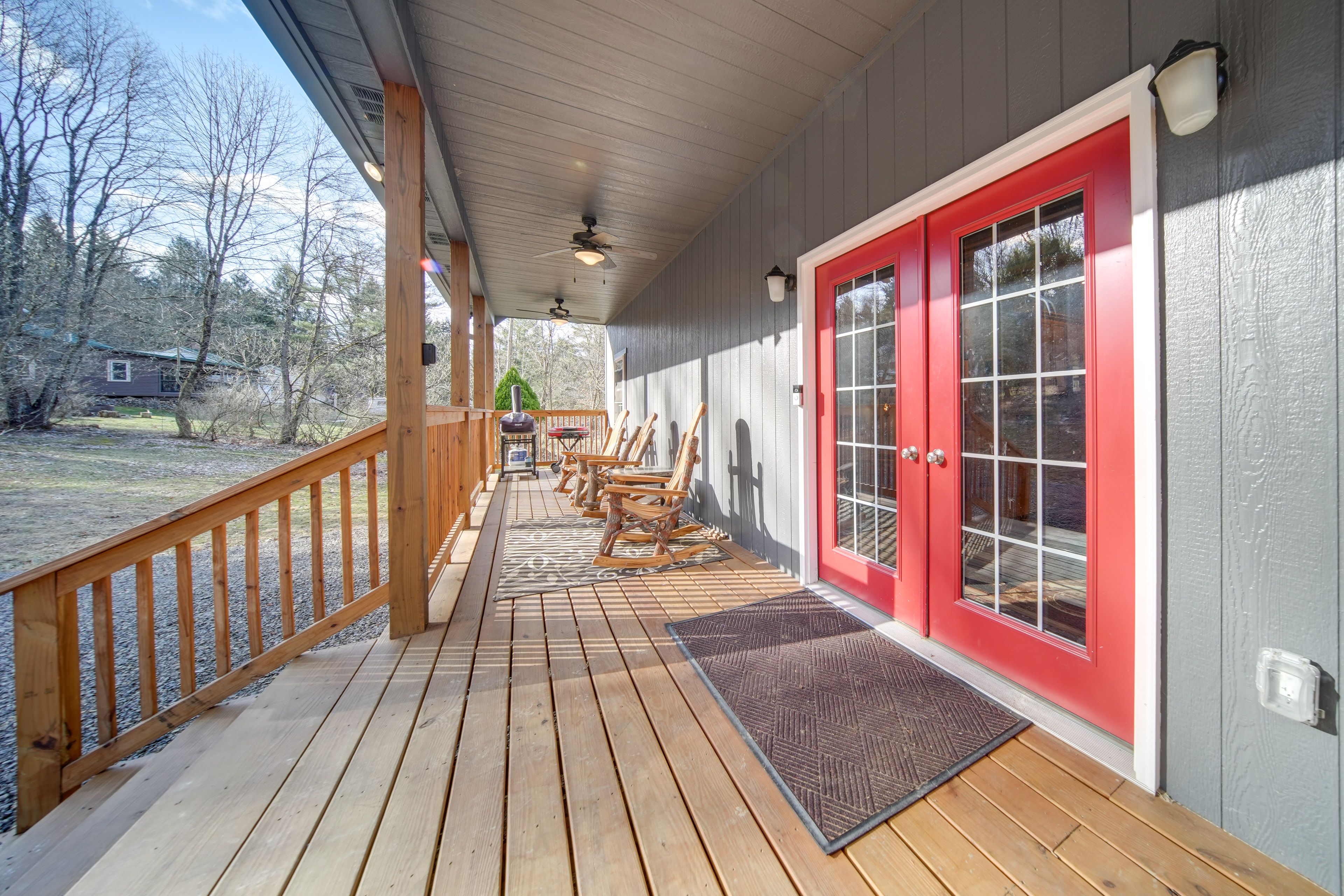 Front Porch | Gas Grill | Seating