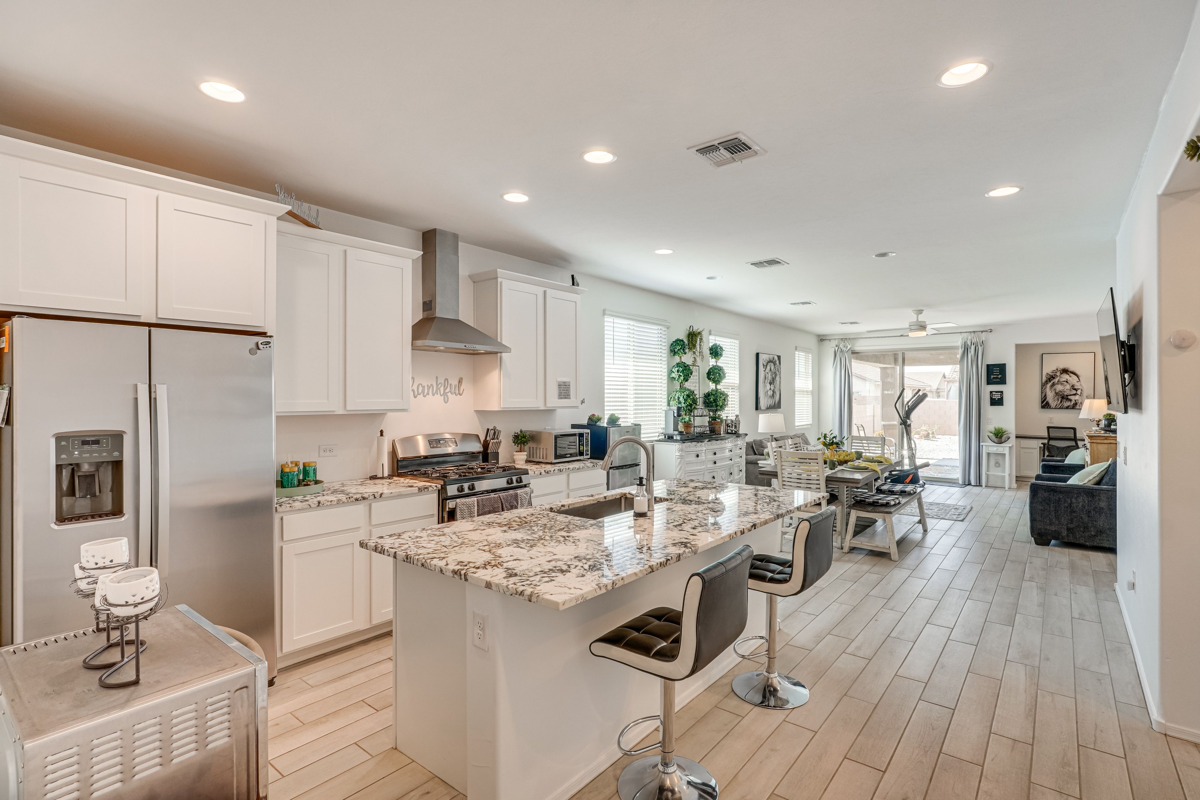 Red Rock Vacation Rental | 4BR | 2BA | Small Step to Enter | 1,800 Sq Ft