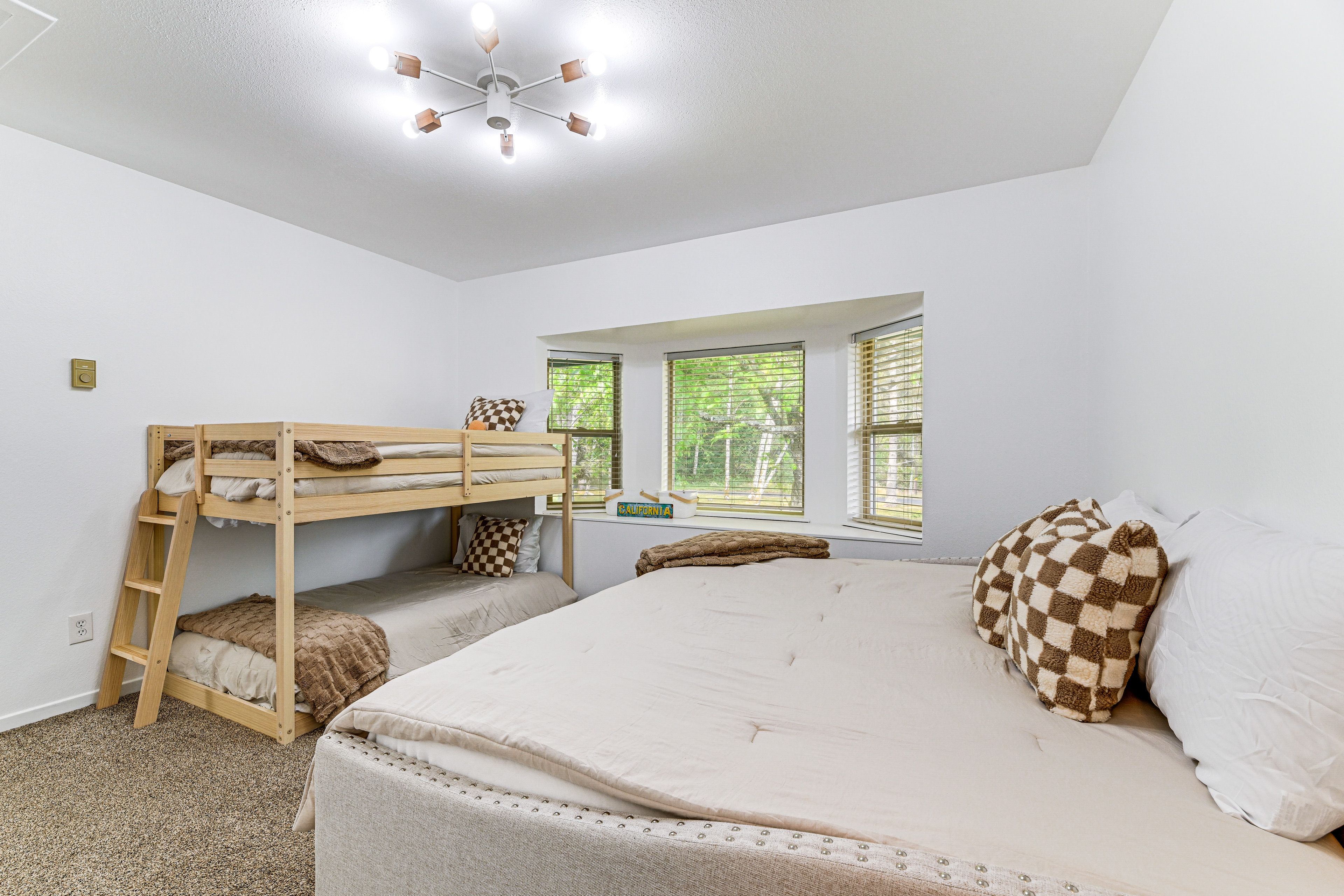 Bedroom 2 | 2nd Floor | Queen Bed | Twin Bunk Bed