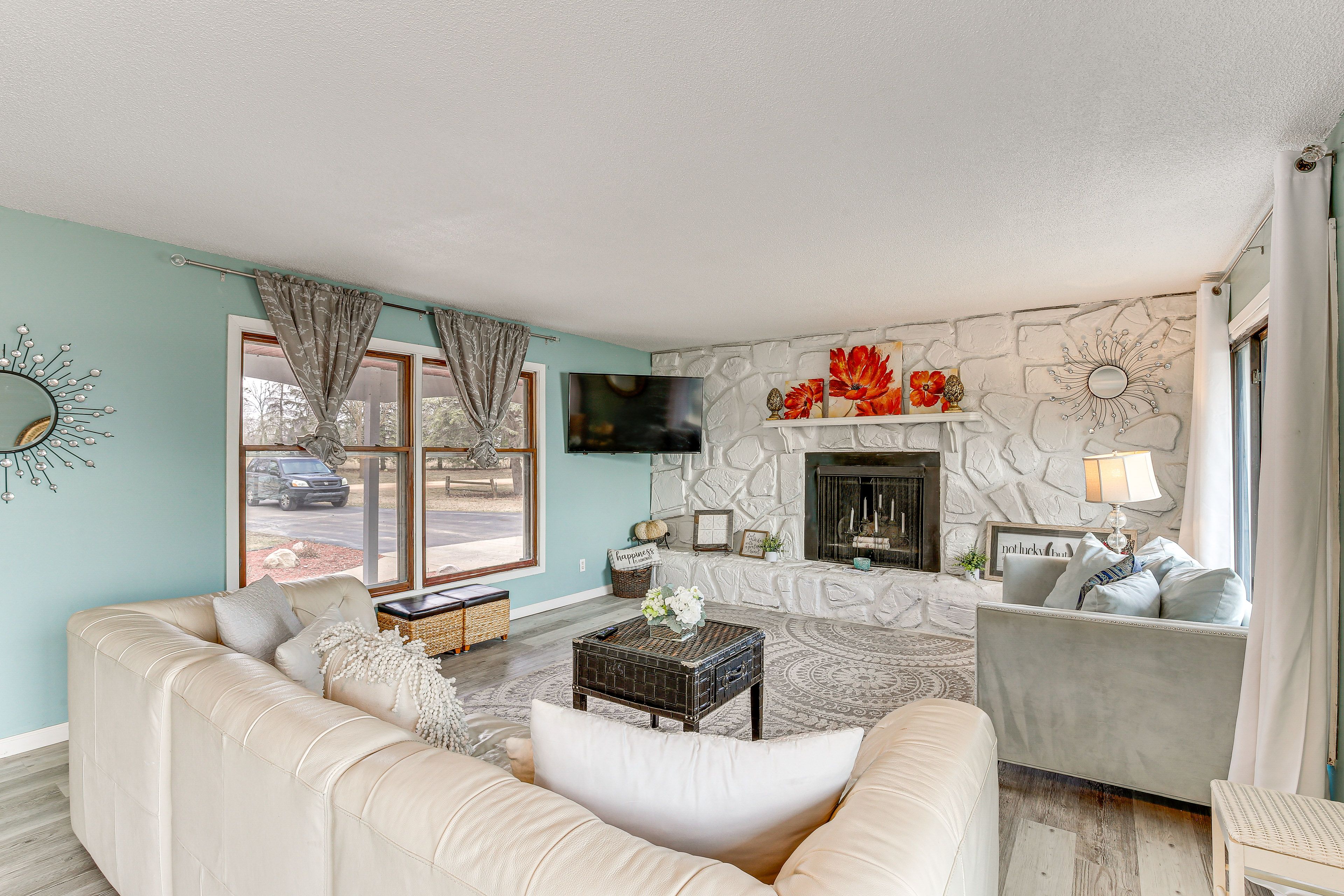 Living Room | Free WiFi | Smart TV | 2-Story Home | 1st Floor