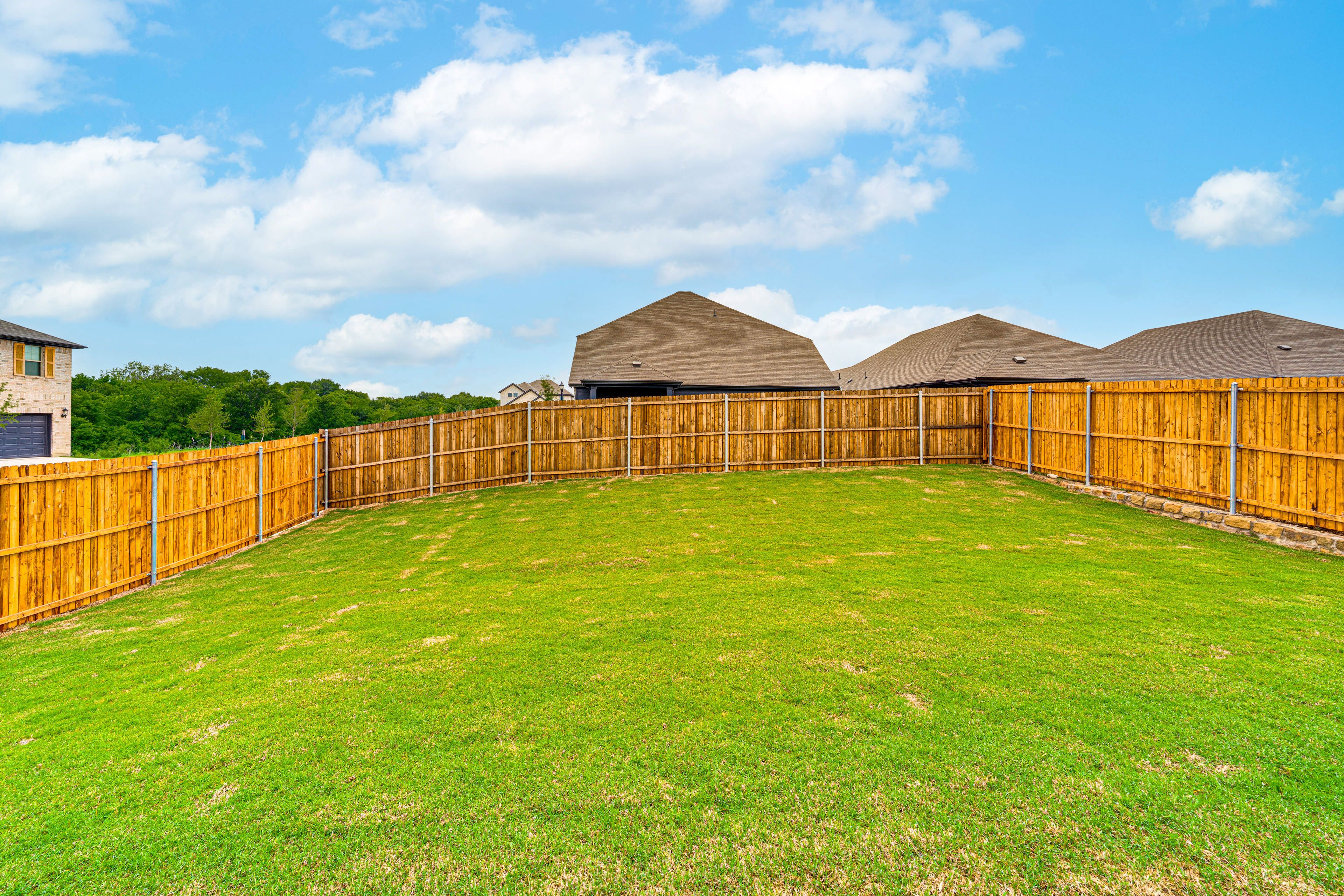Fenced Backyard