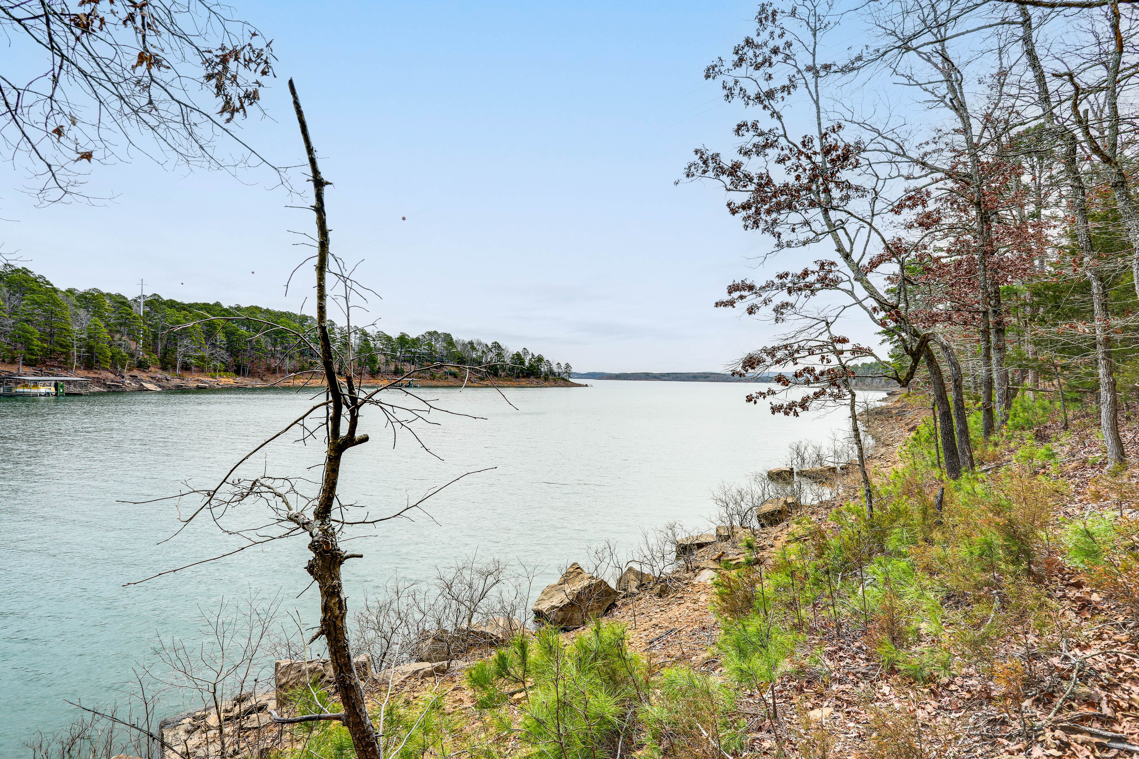Walk to Greers Ferry Lake Shoreline
