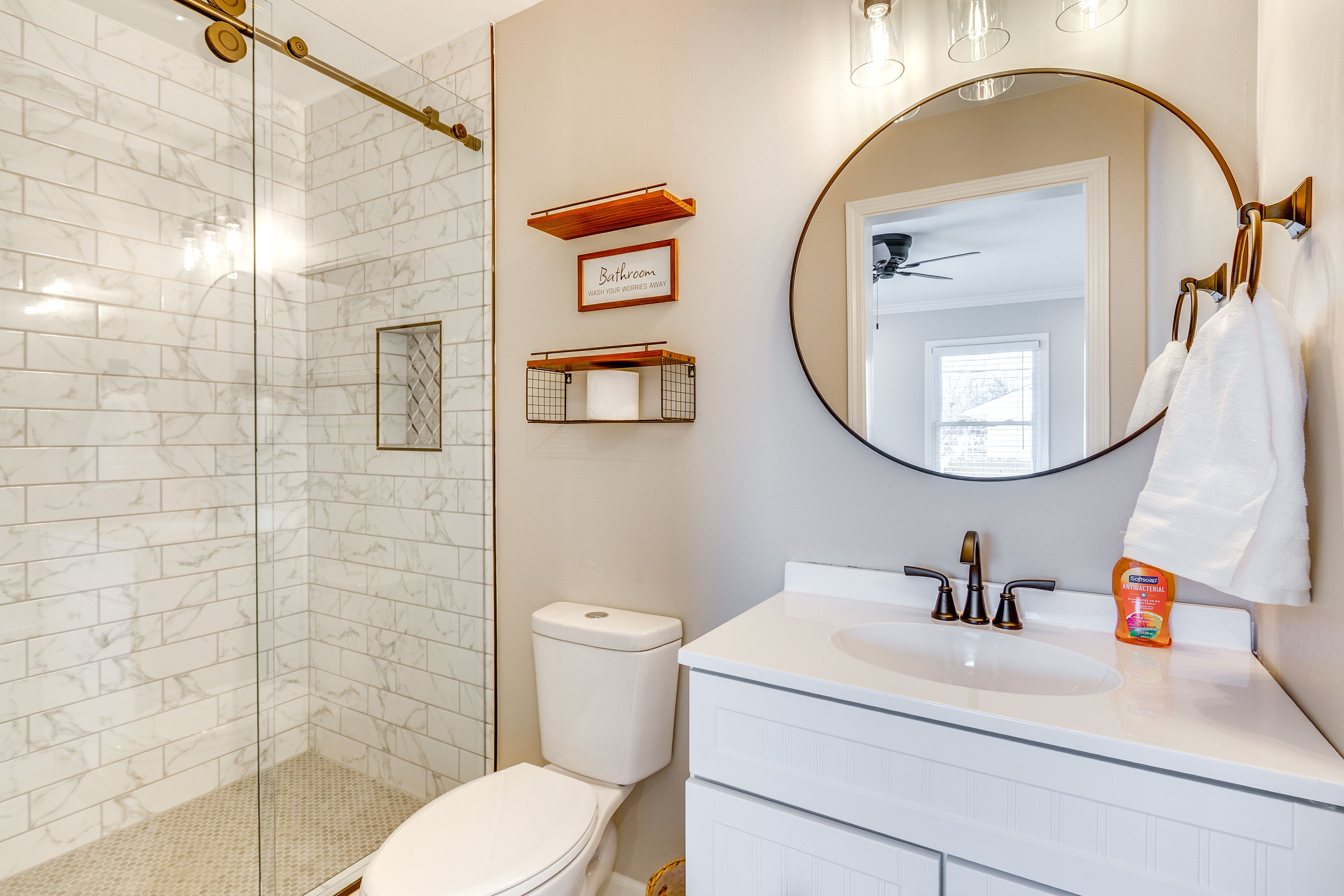 En-Suite Bathroom | Towels Provided | Main Level