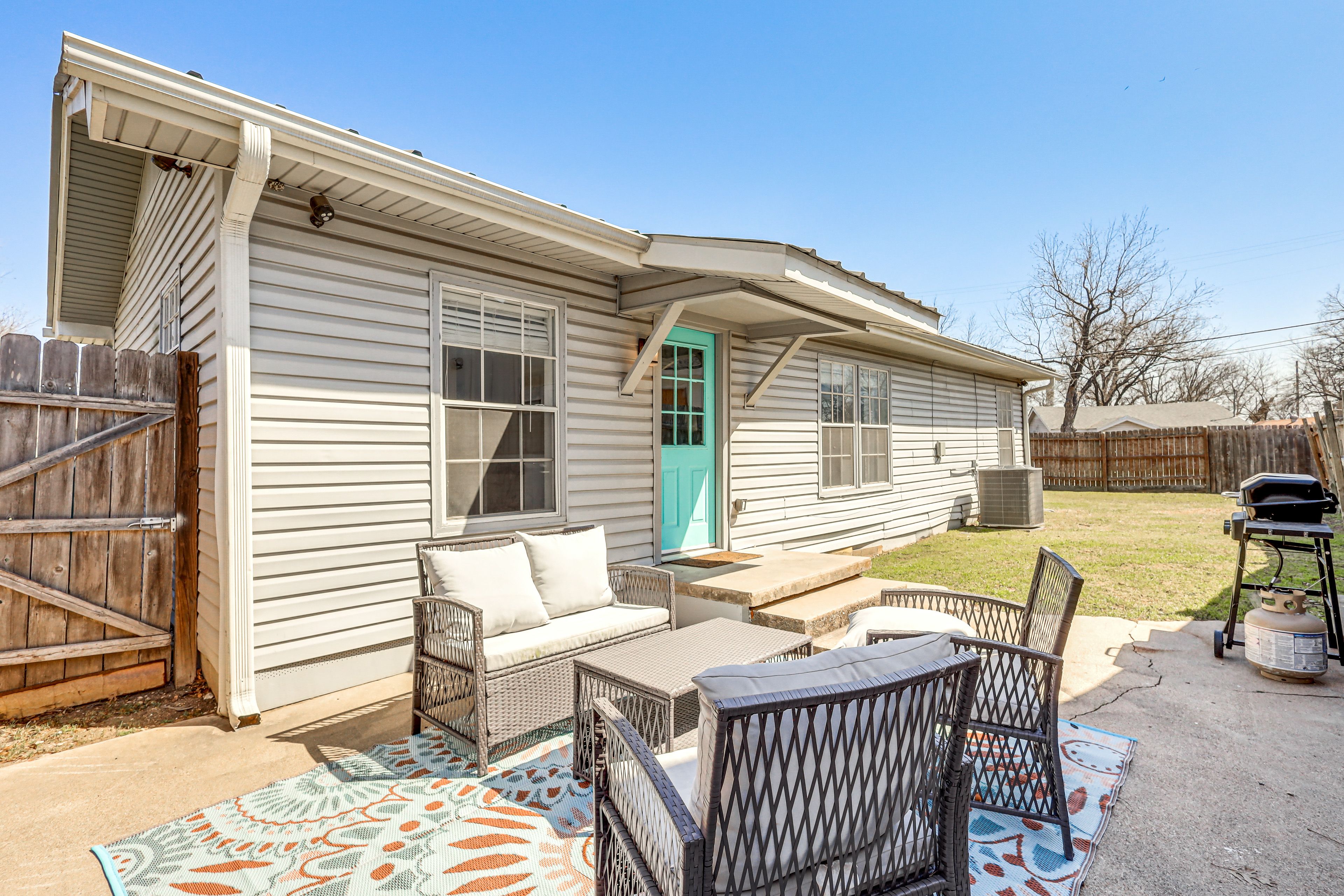 Private Patio | Fenced Yard | Gas Grill