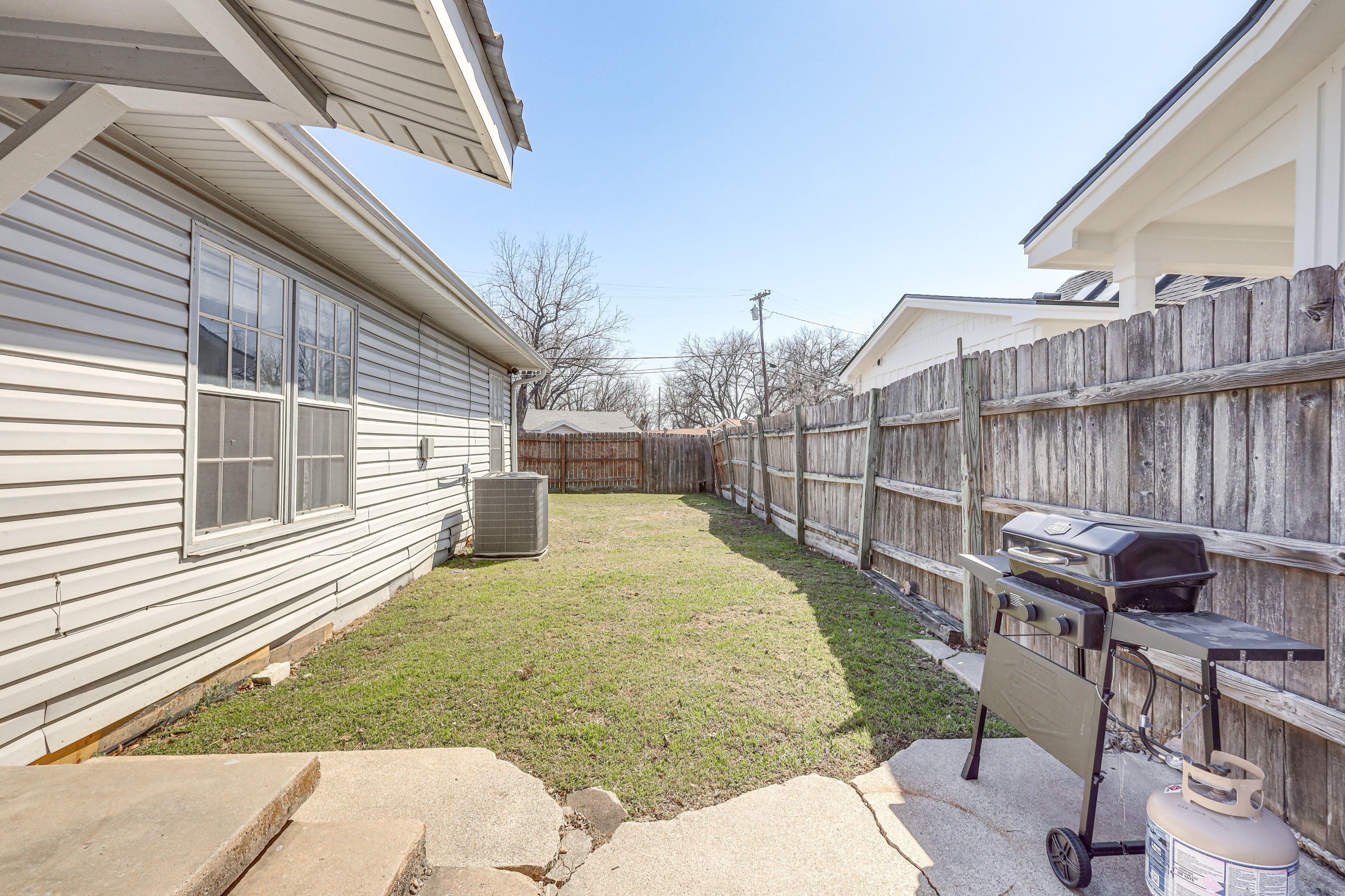 Private Backyard Area