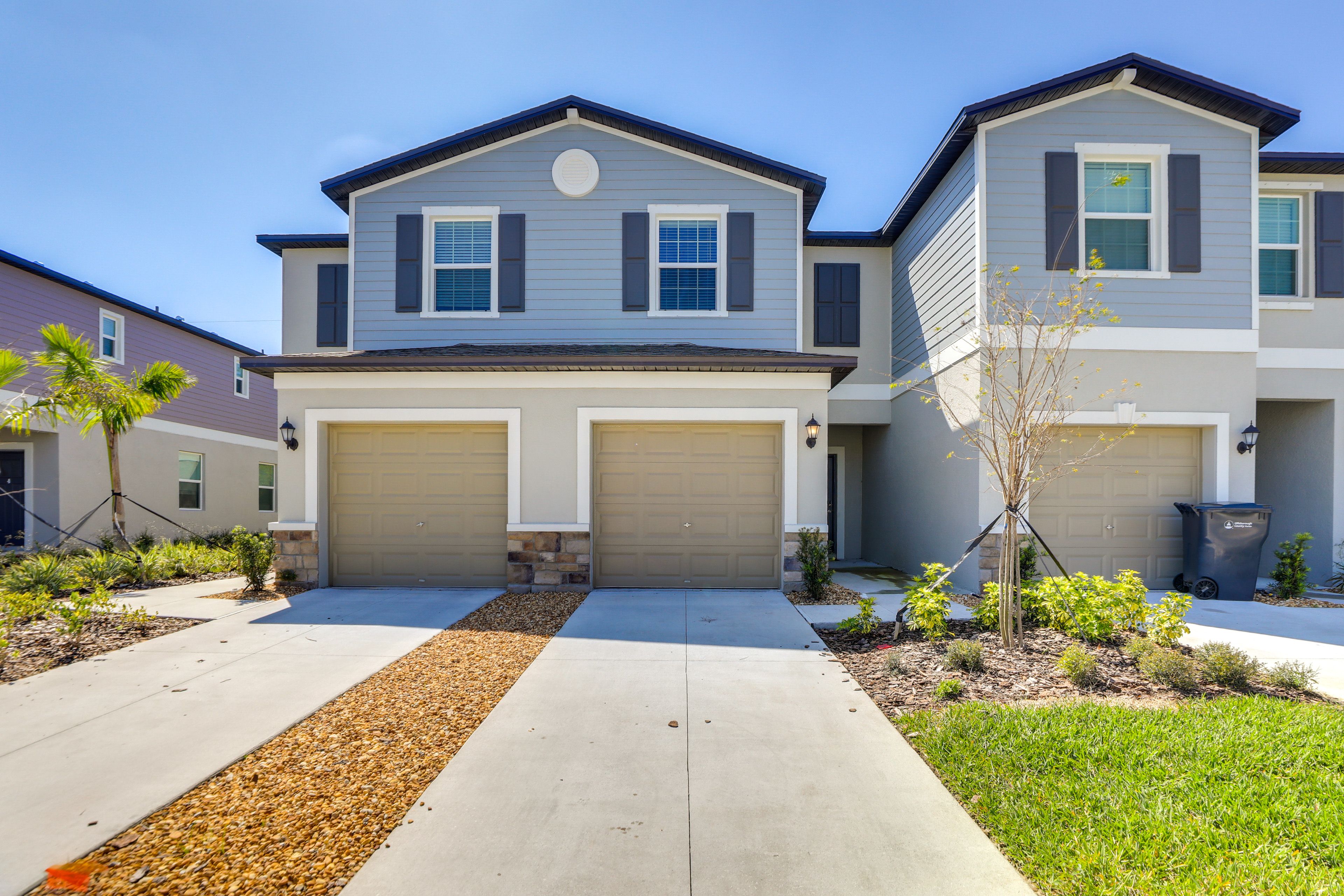 Property Exterior | 2-Story Townhome | Keyless Entry