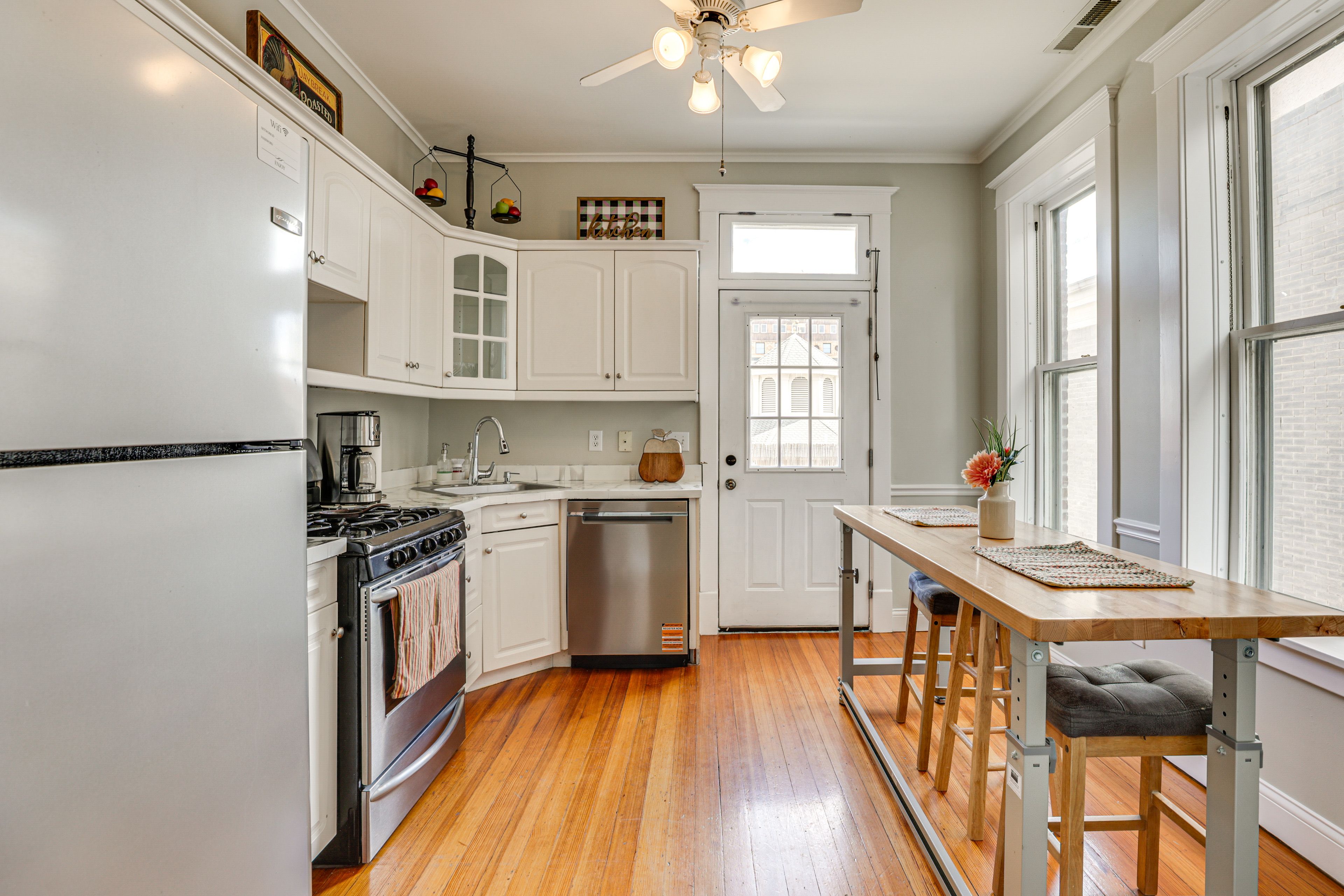 Upper Kitchen | 2nd Floor | Drip Coffee Maker | Dishwasher | Cooking Basics
