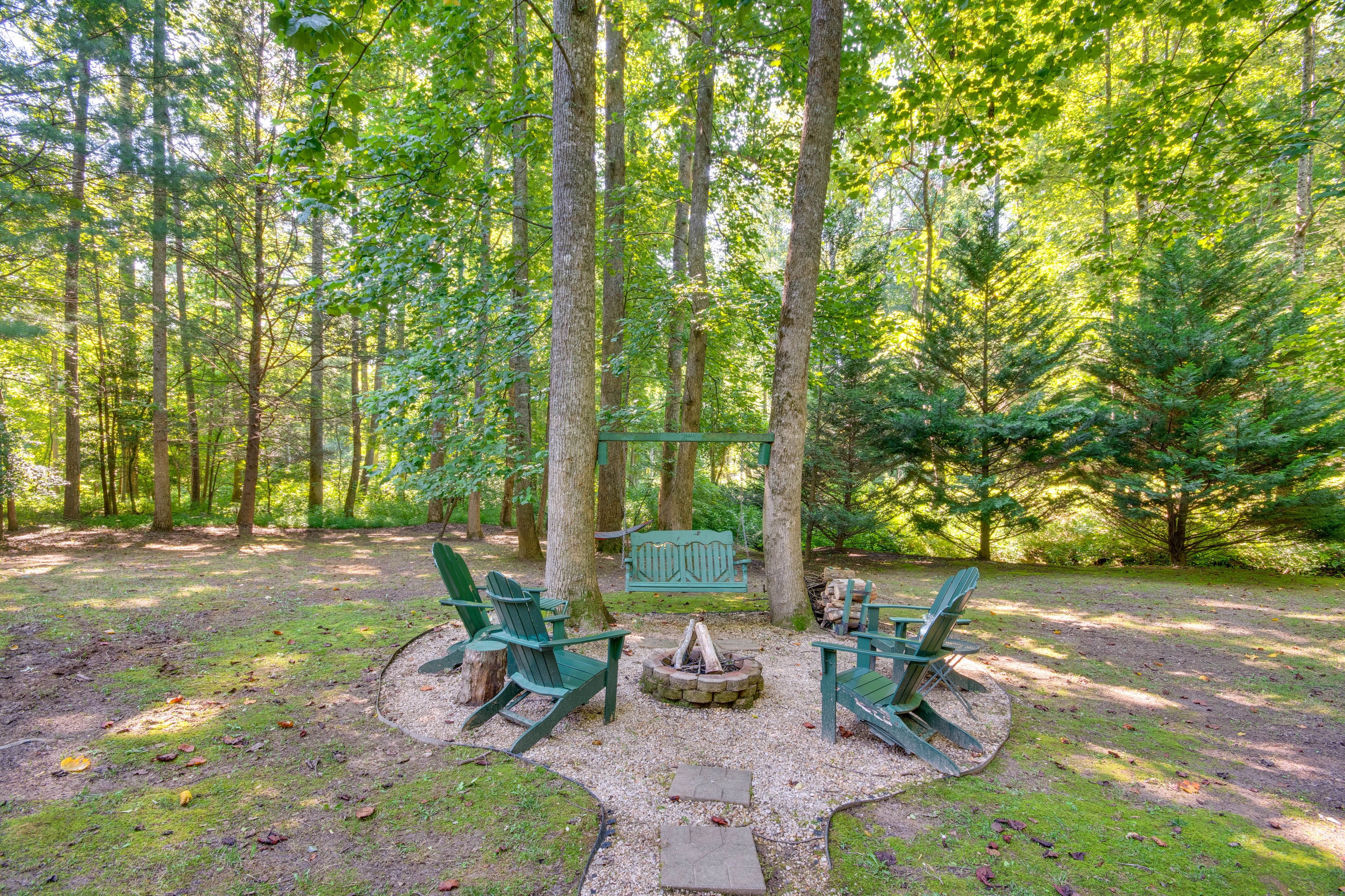 Fire Pit | Adirondack Chairs