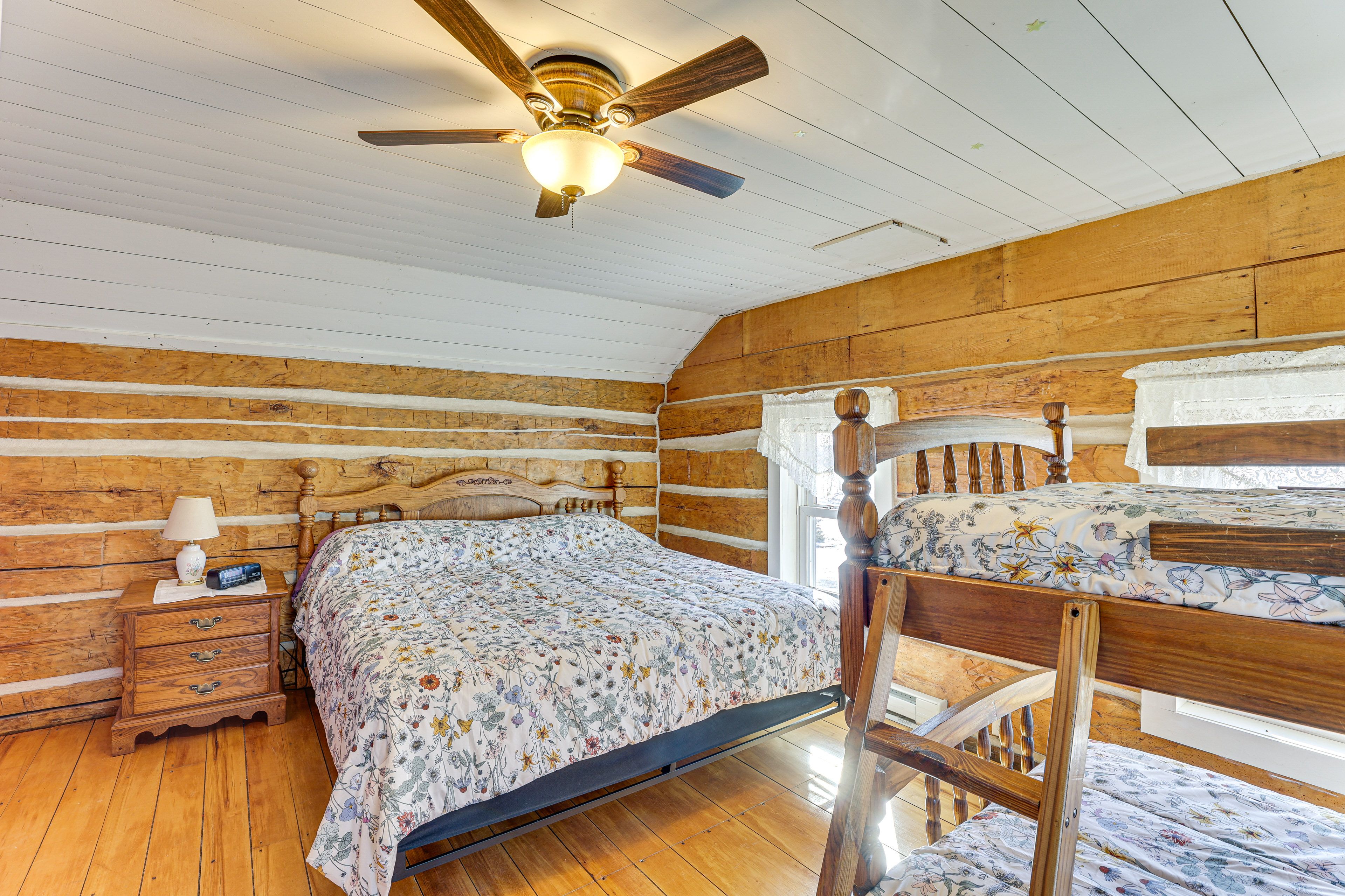 Bedroom 1 | 2nd Floor | King Bed | Twin Bunk Bed | Linens Provided