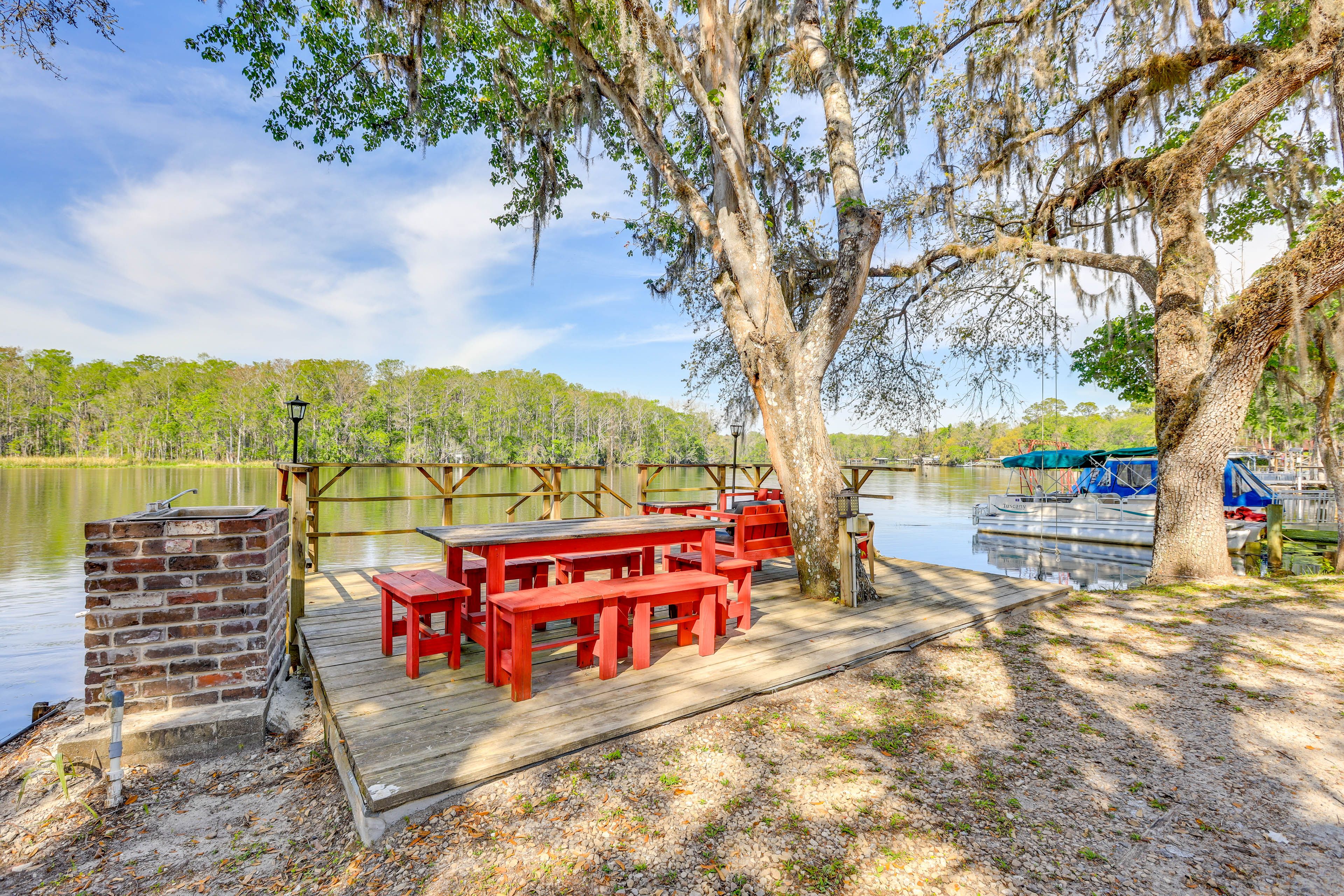 Community Amenities | Waterfront Deck | Dock | Fire Pit | Picnic Tables