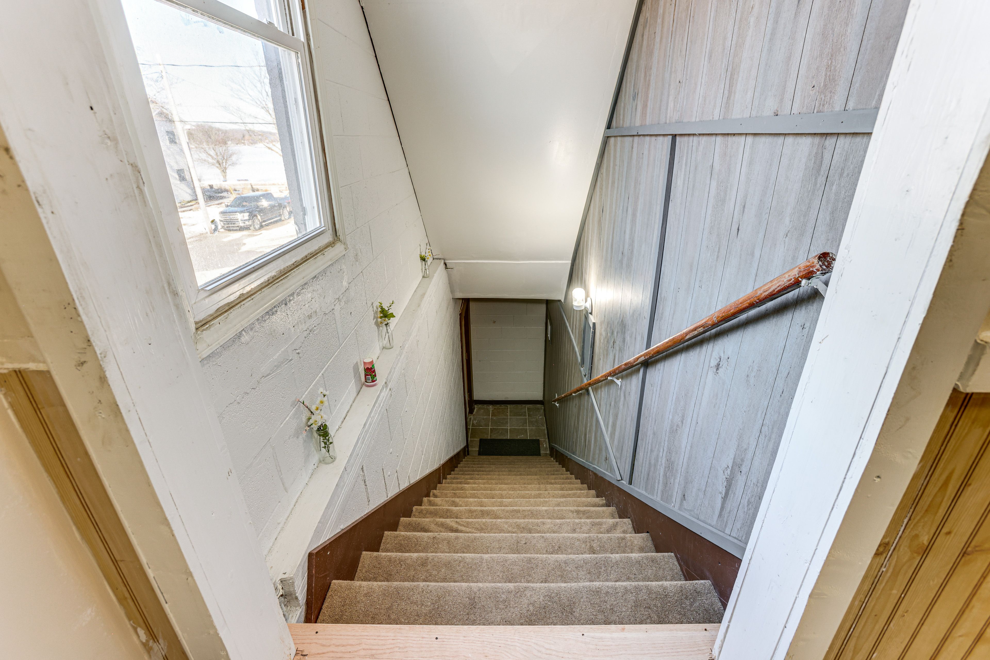 Staircase to Access 2nd-Floor Unit