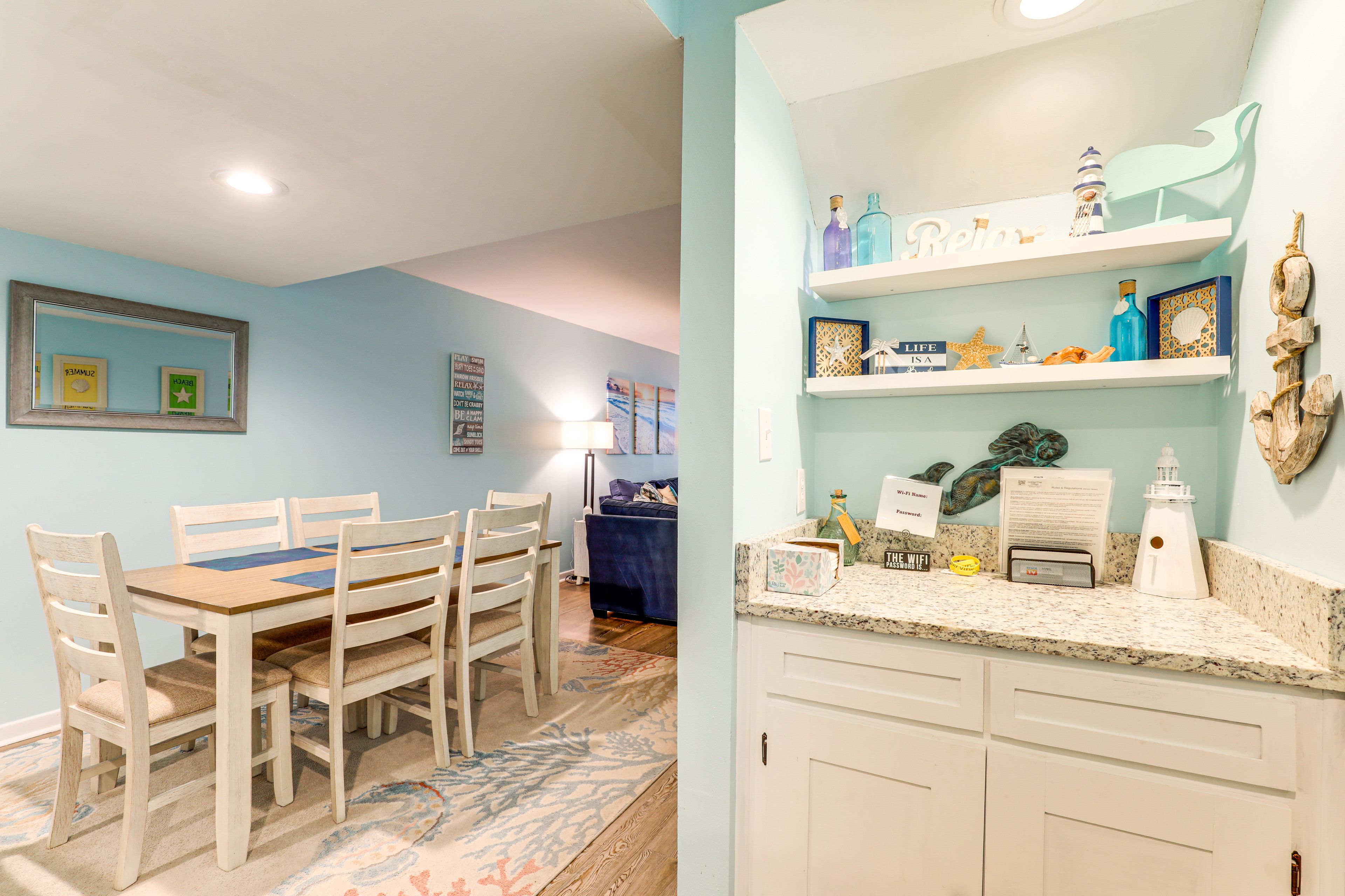 Dining Area | Dishware & Flatware | 1st Floor
