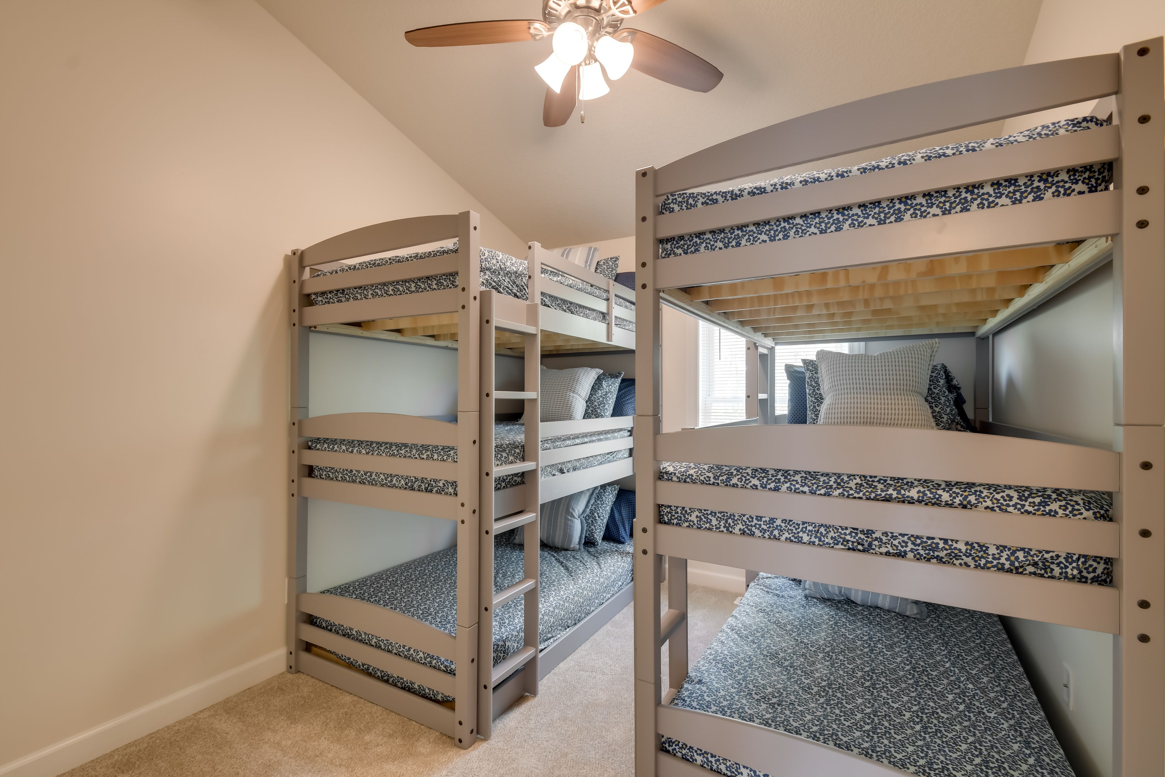 Bedroom 3 | 2 Triple Twin Bunk Beds | Upper Floor