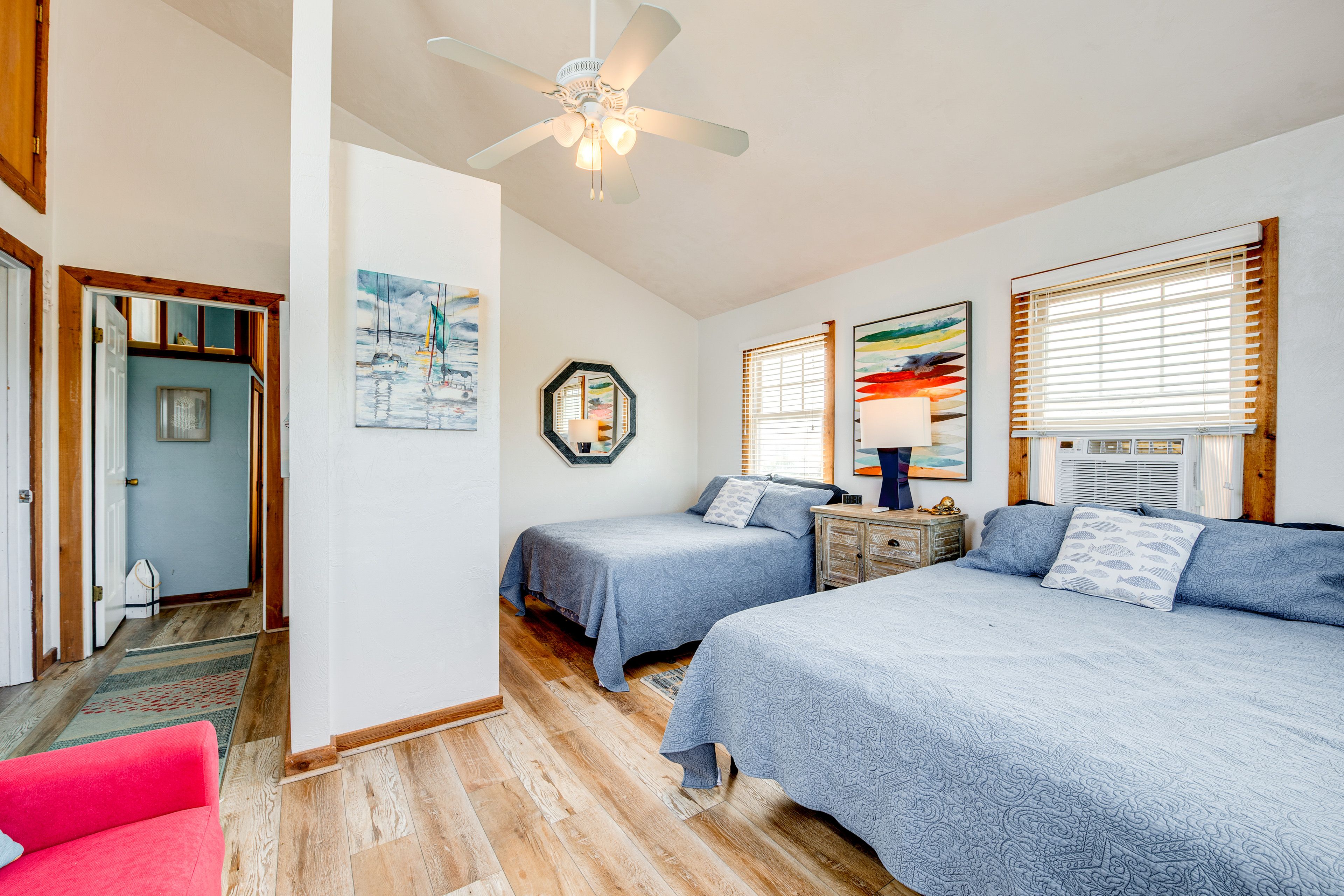 Bedroom 2 | 2nd Floor | Queen Bed | Full Bed | Full Sleeper Sofa