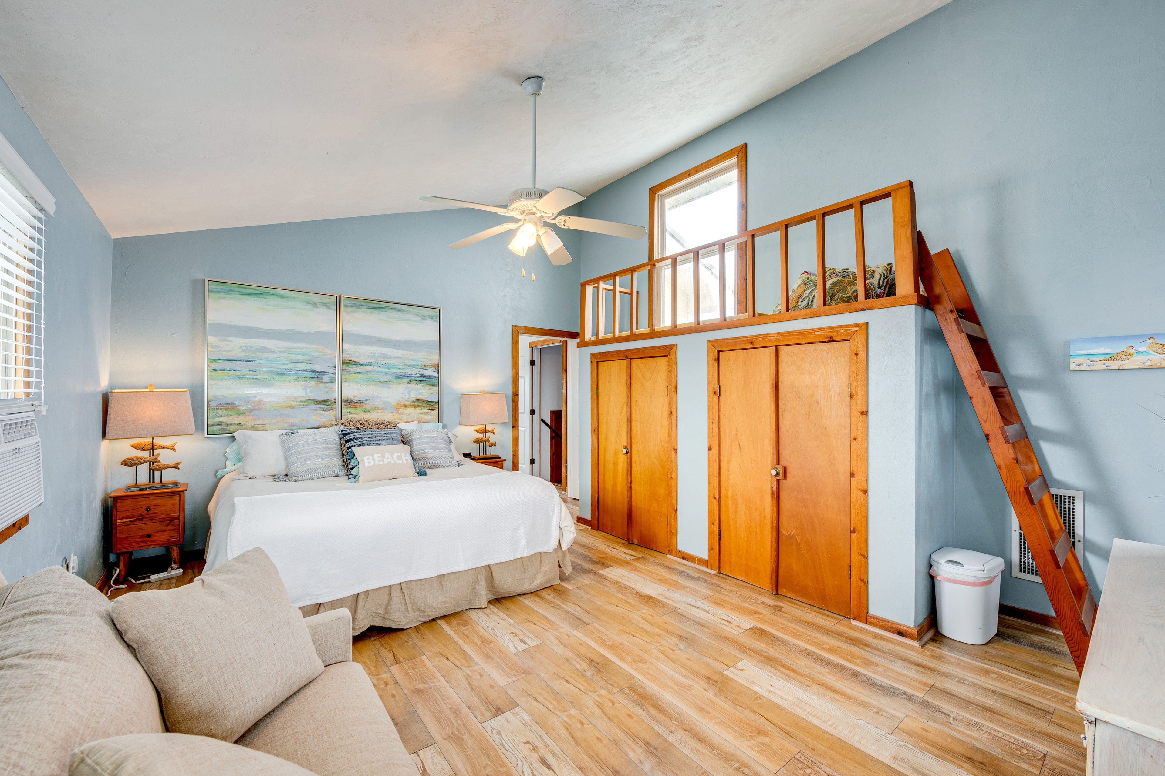 Bedroom 1 | 2nd Floor | King Bed | Twin Sleeper Sofa