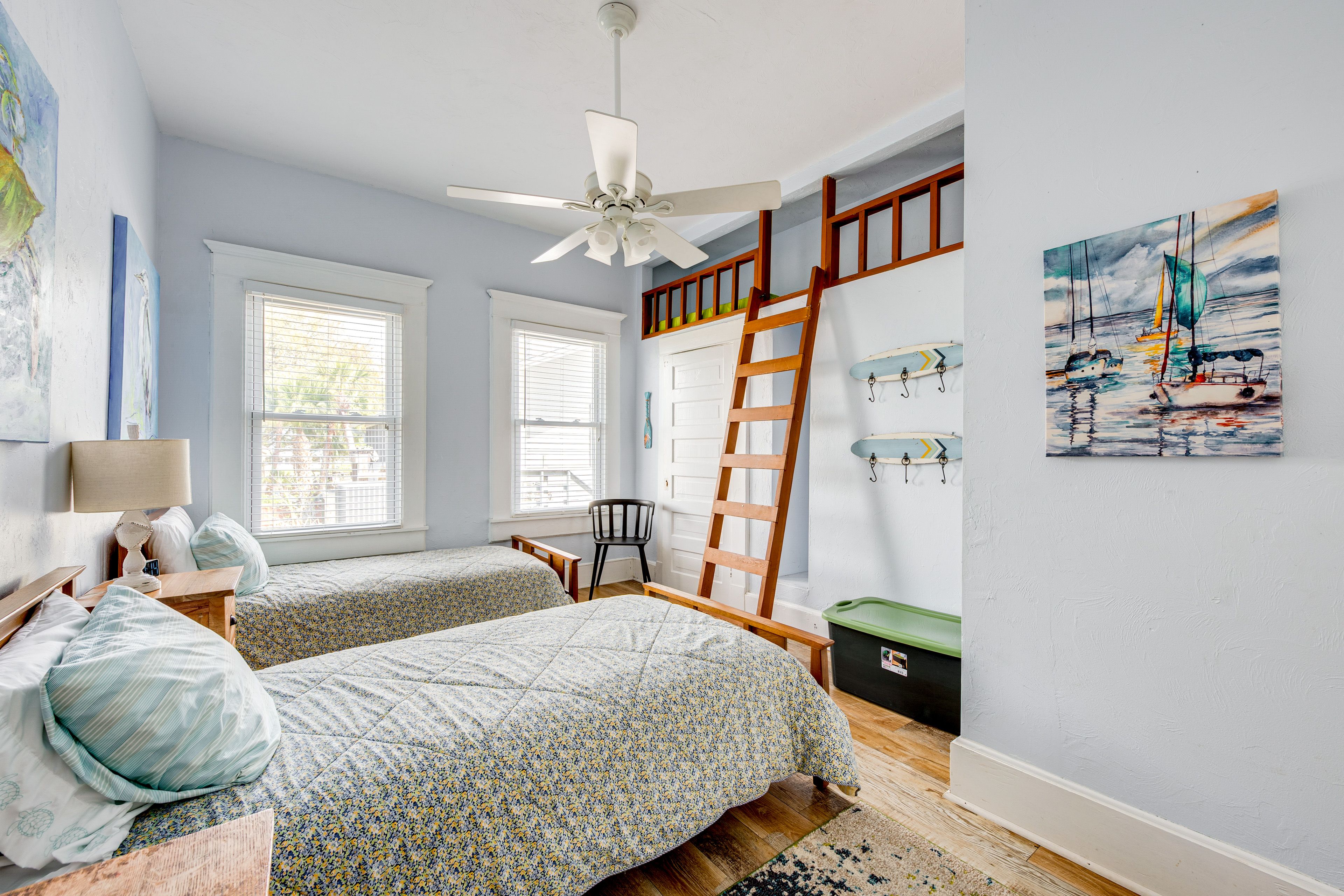 Bedroom 4 | 1st Floor | 2 Twin Beds