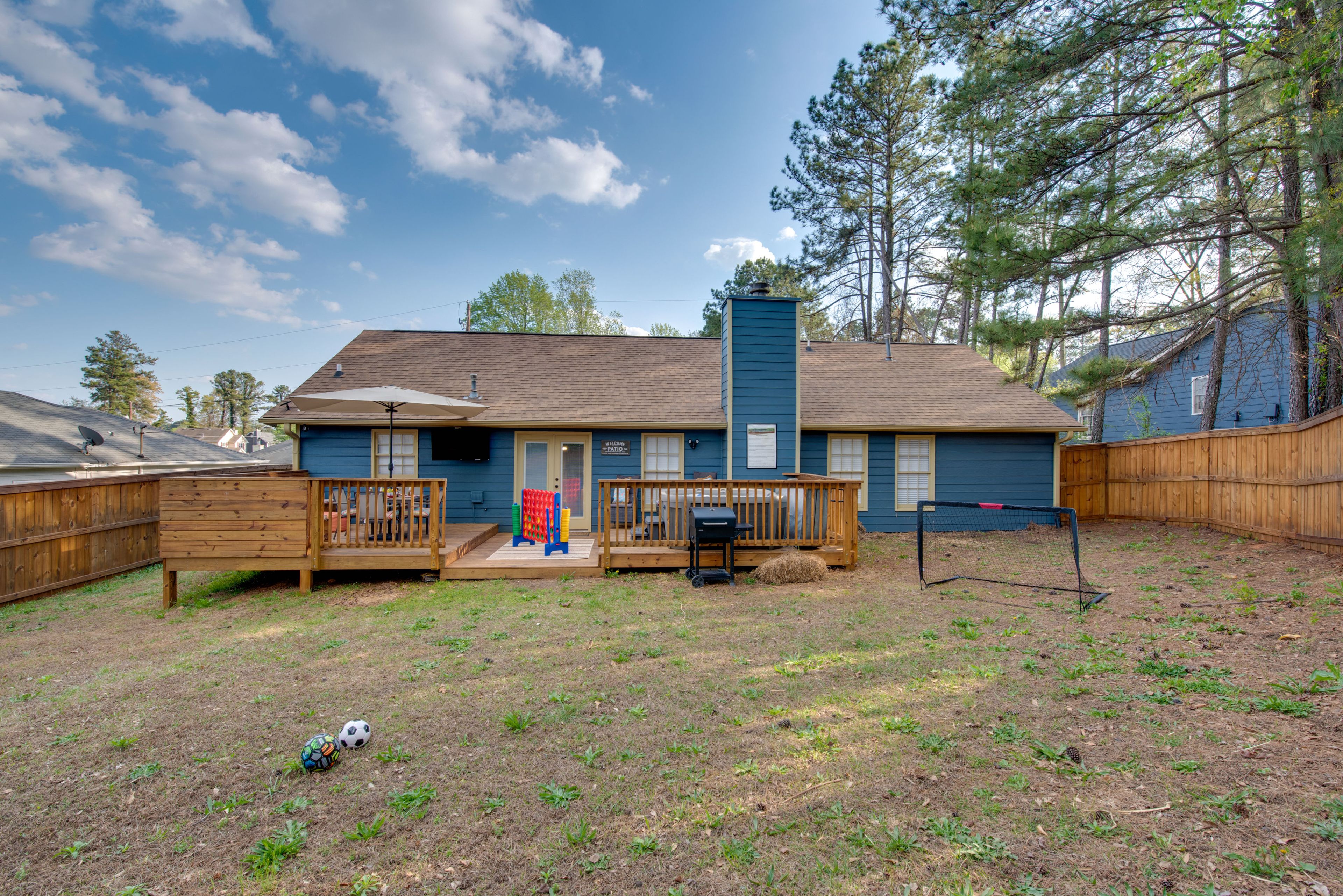 Spacious Backyard | Outdoor Games | Furnished Deck