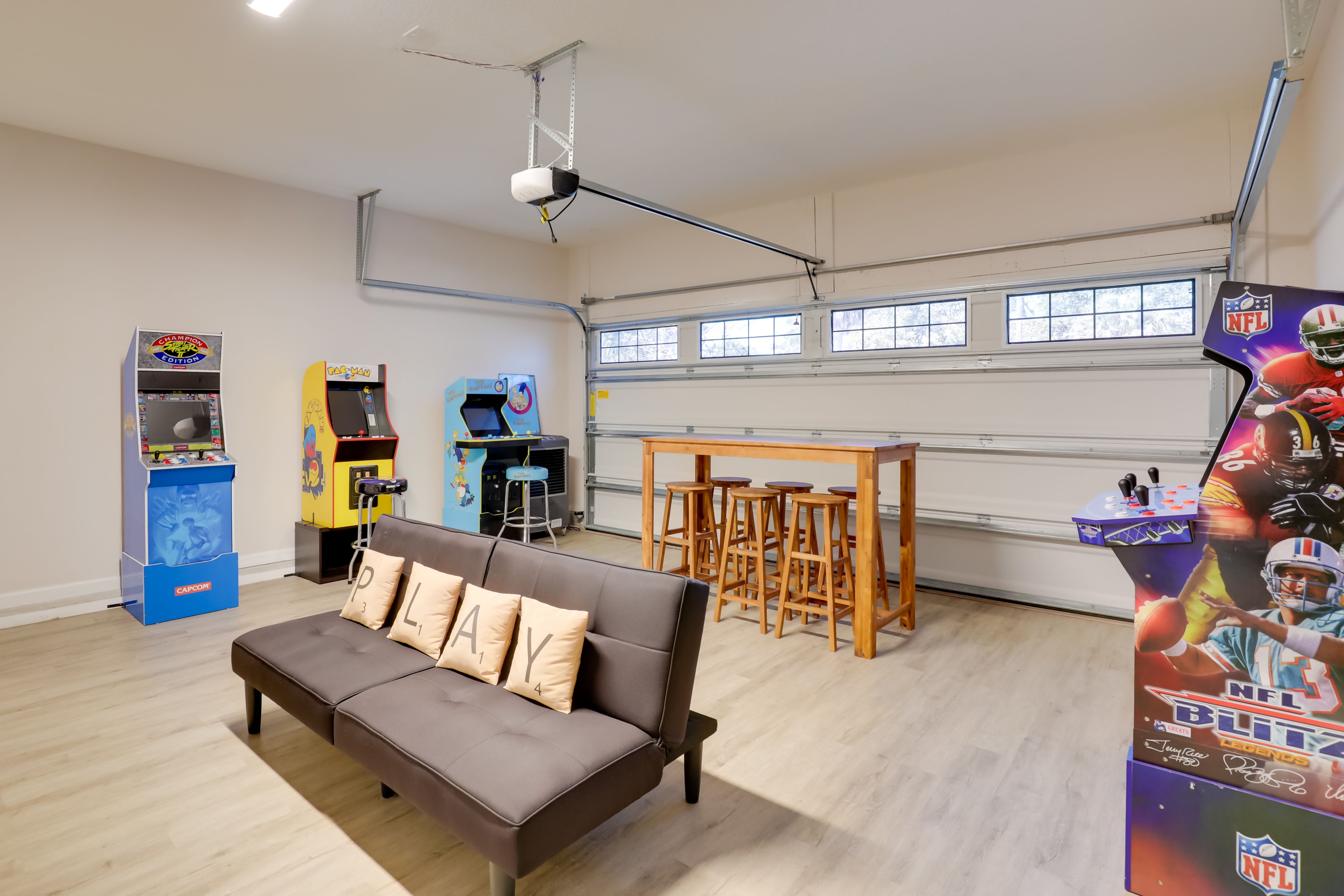 Game Room | Full Futon | Arcade Games | 1st Floor