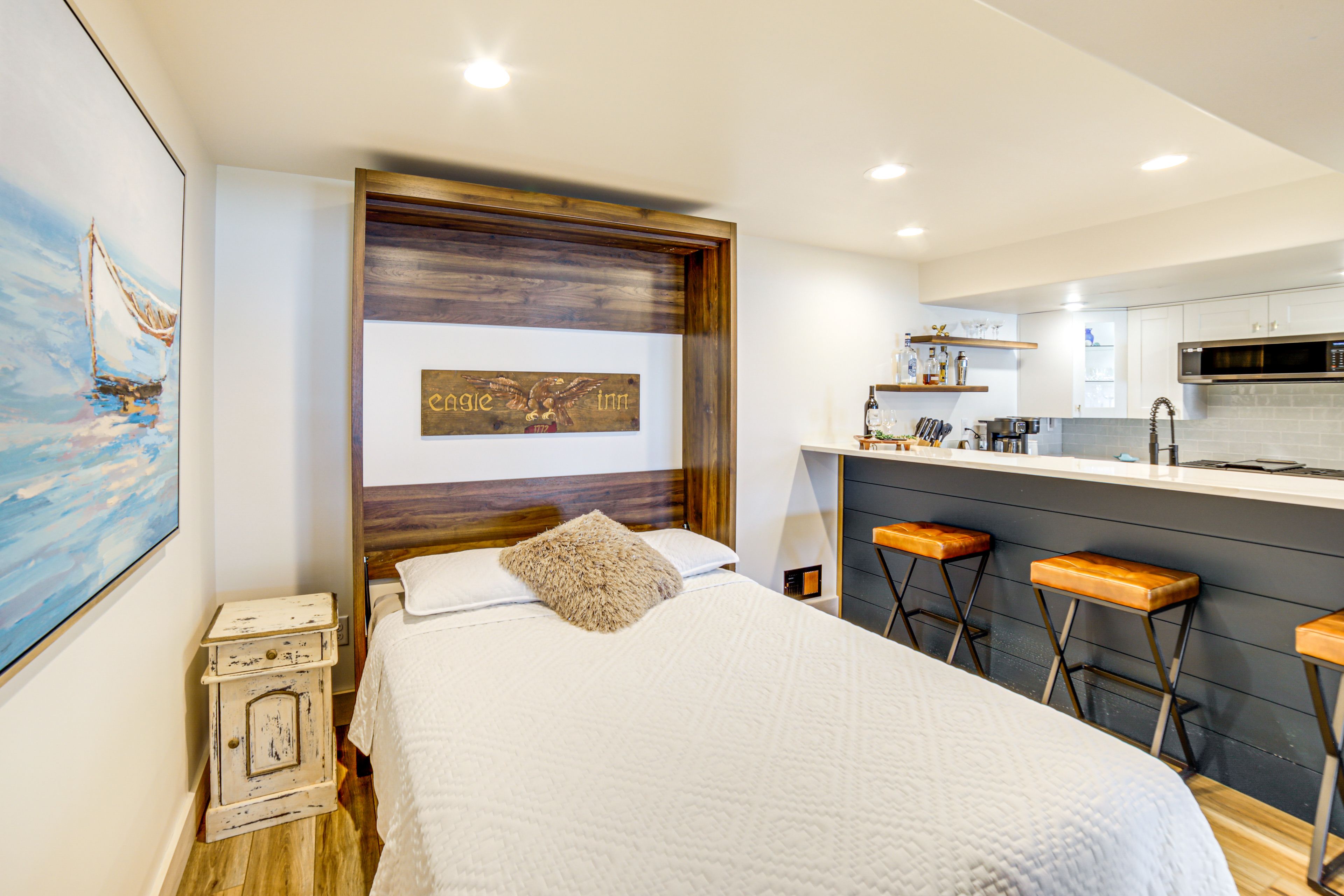 Living Area | Queen Murphy Bed
