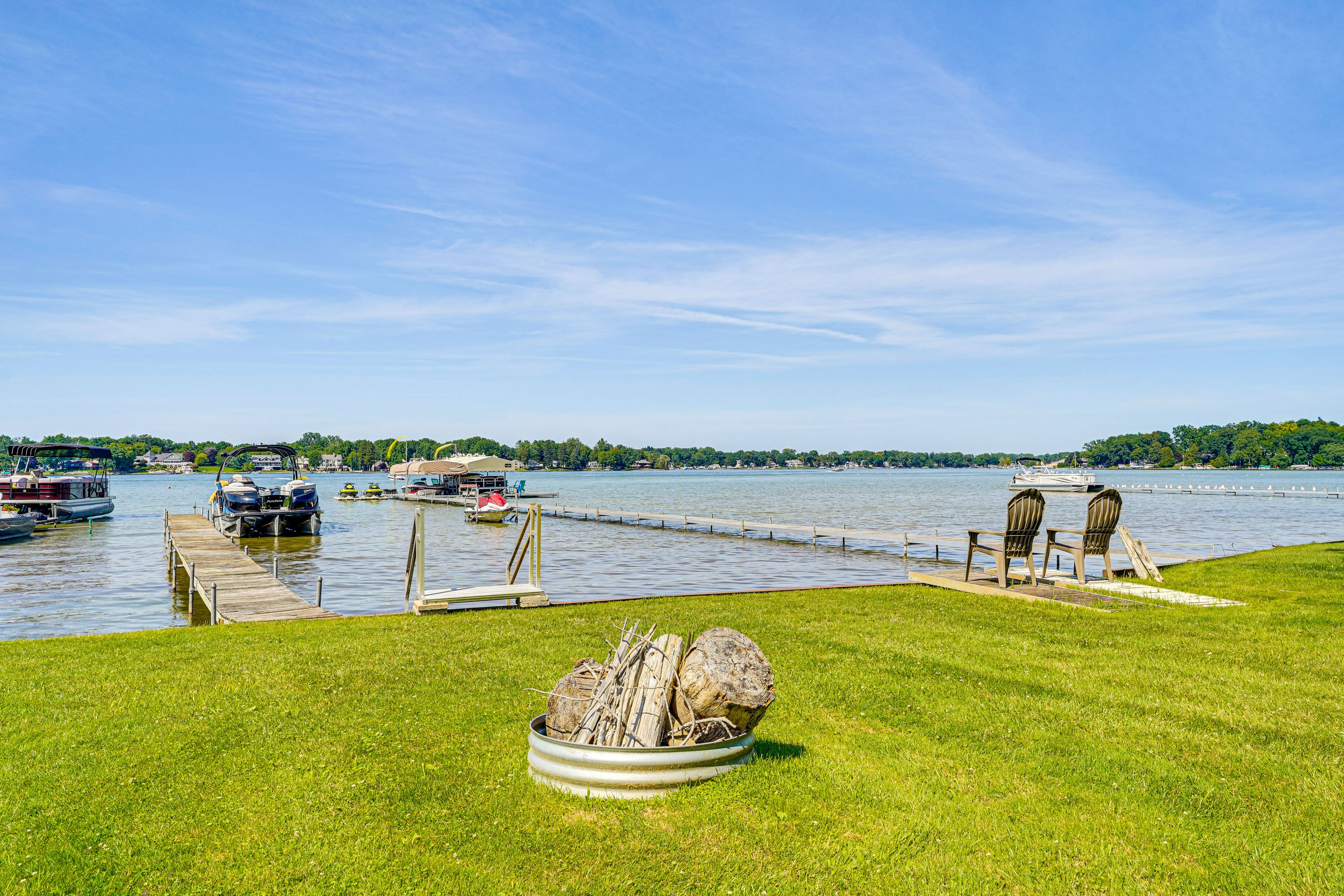 Clark Lake | Walkable Access | Shared Dock