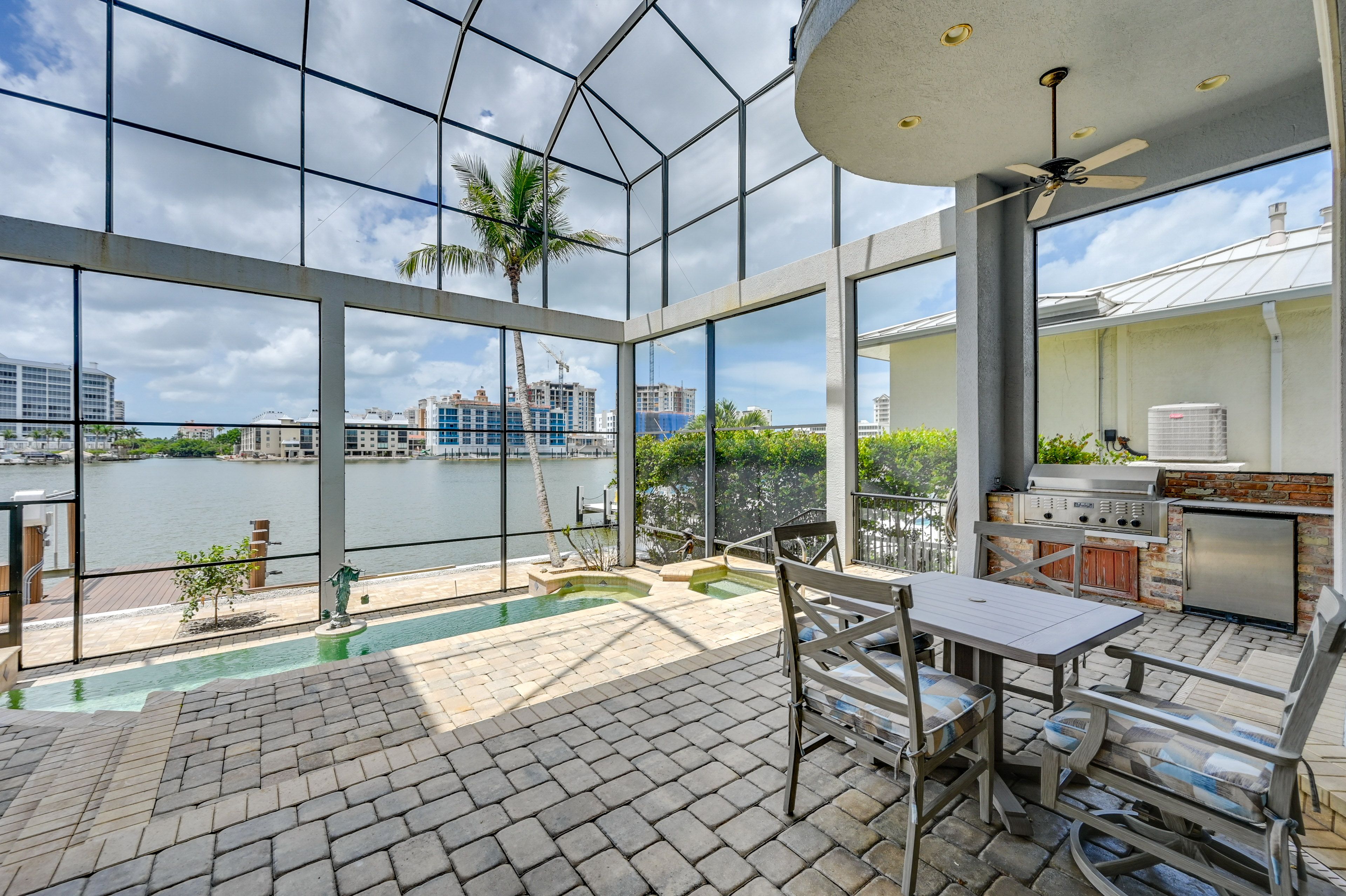 Lanai w/ Pool (Heated w/ Fee) | Stunning Water Views | Hot Tub | Gas Grill
