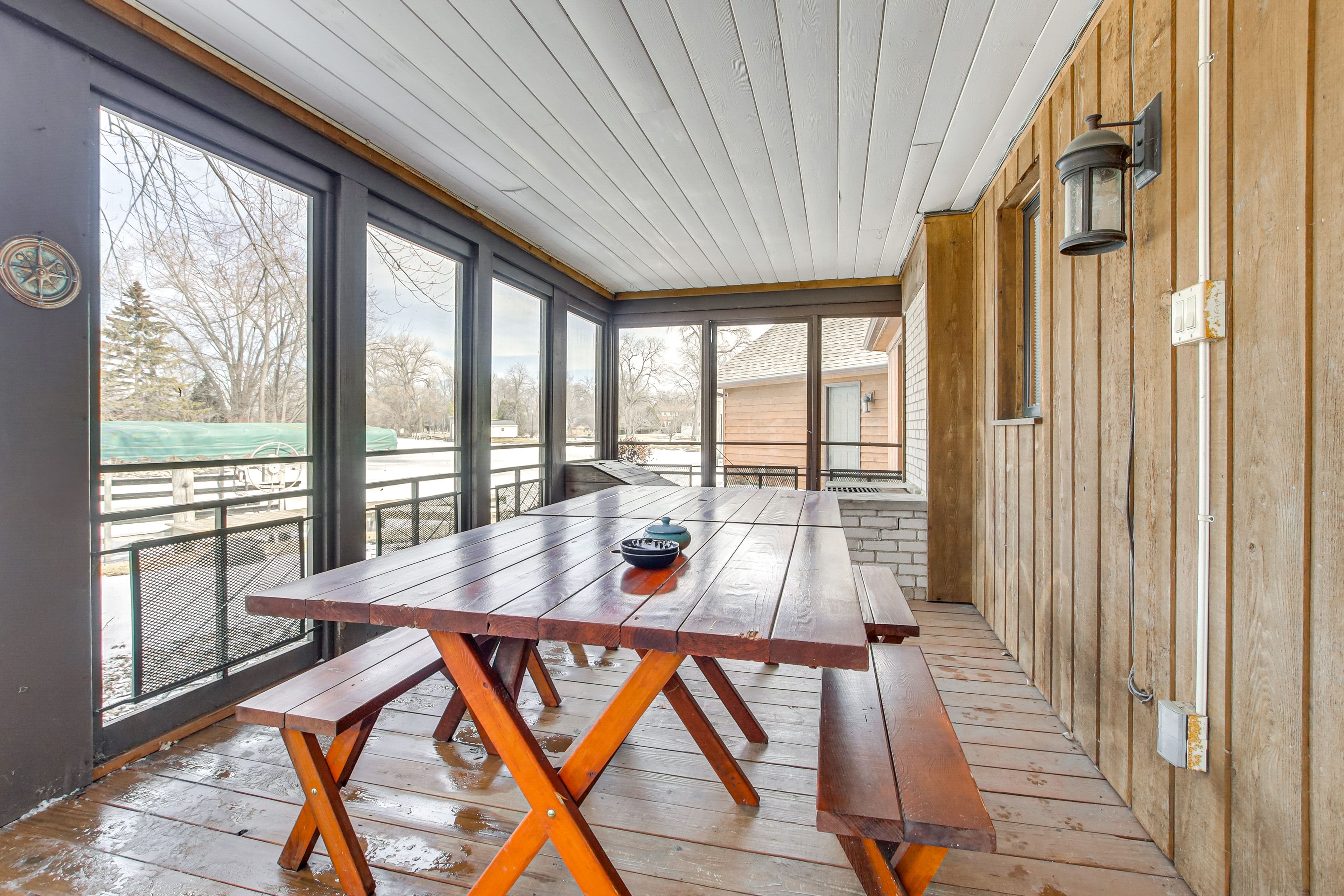 Screened Porch | Lakefront Property