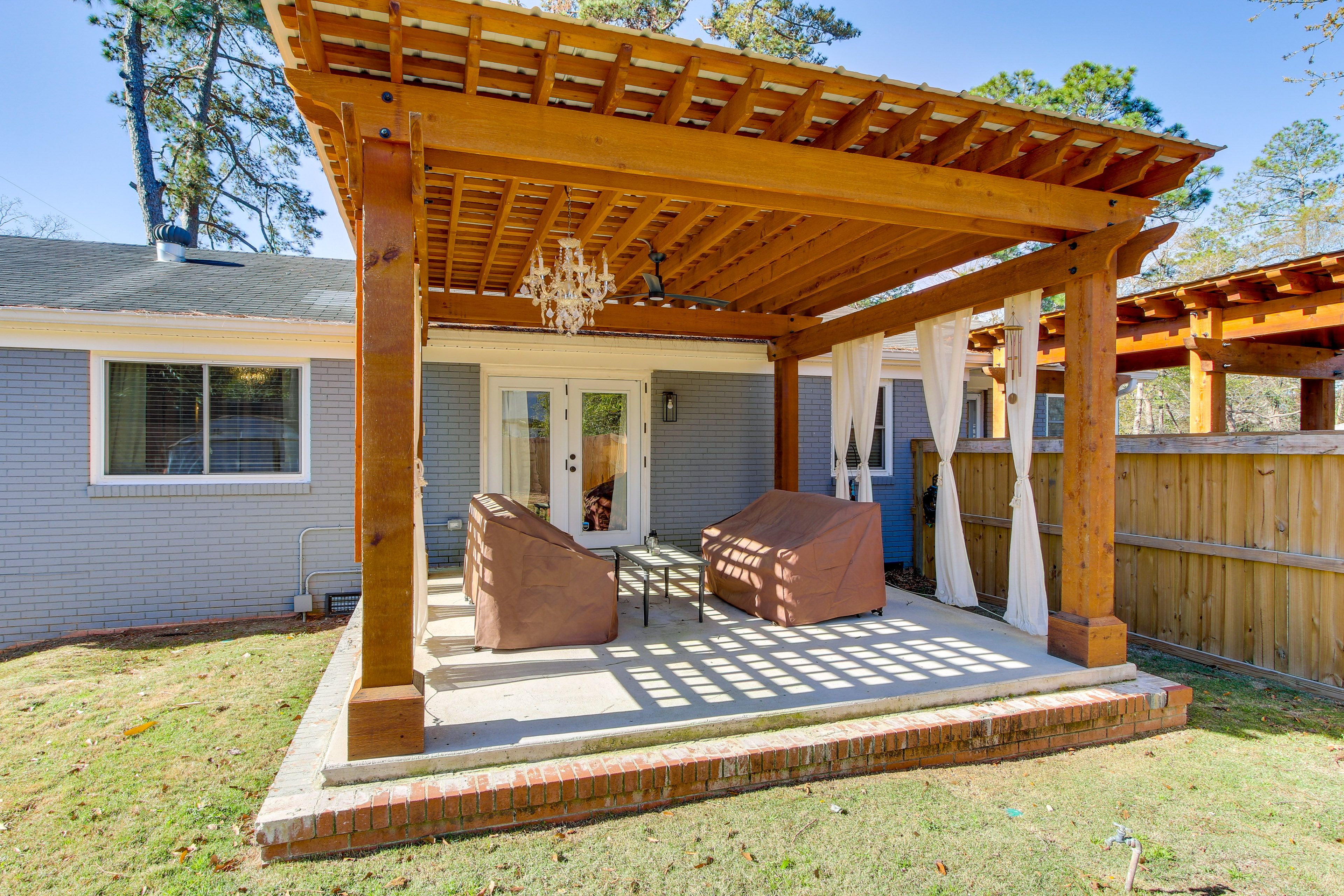 Pergola | Fenced Backyard