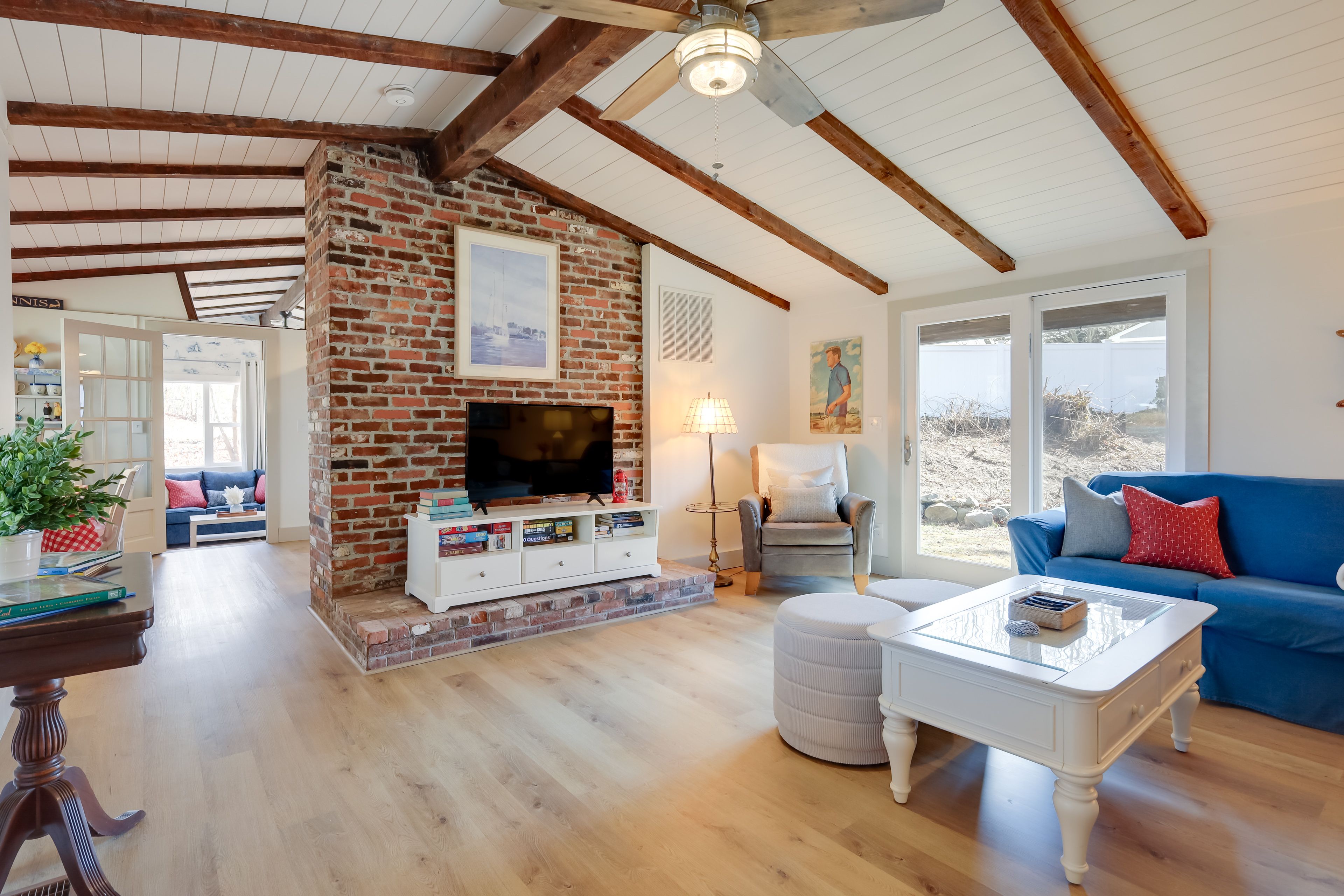 Barnstable Vacation Rental | 3BR | 1.5BA | 1,070 Sq Ft | 3 Steps to Access