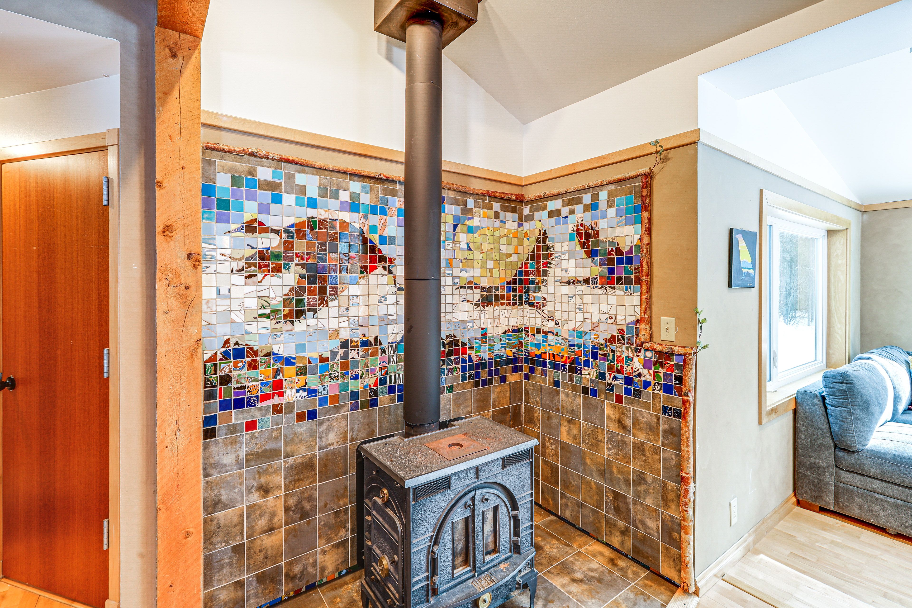 Wood-Burning Stove | Main Level