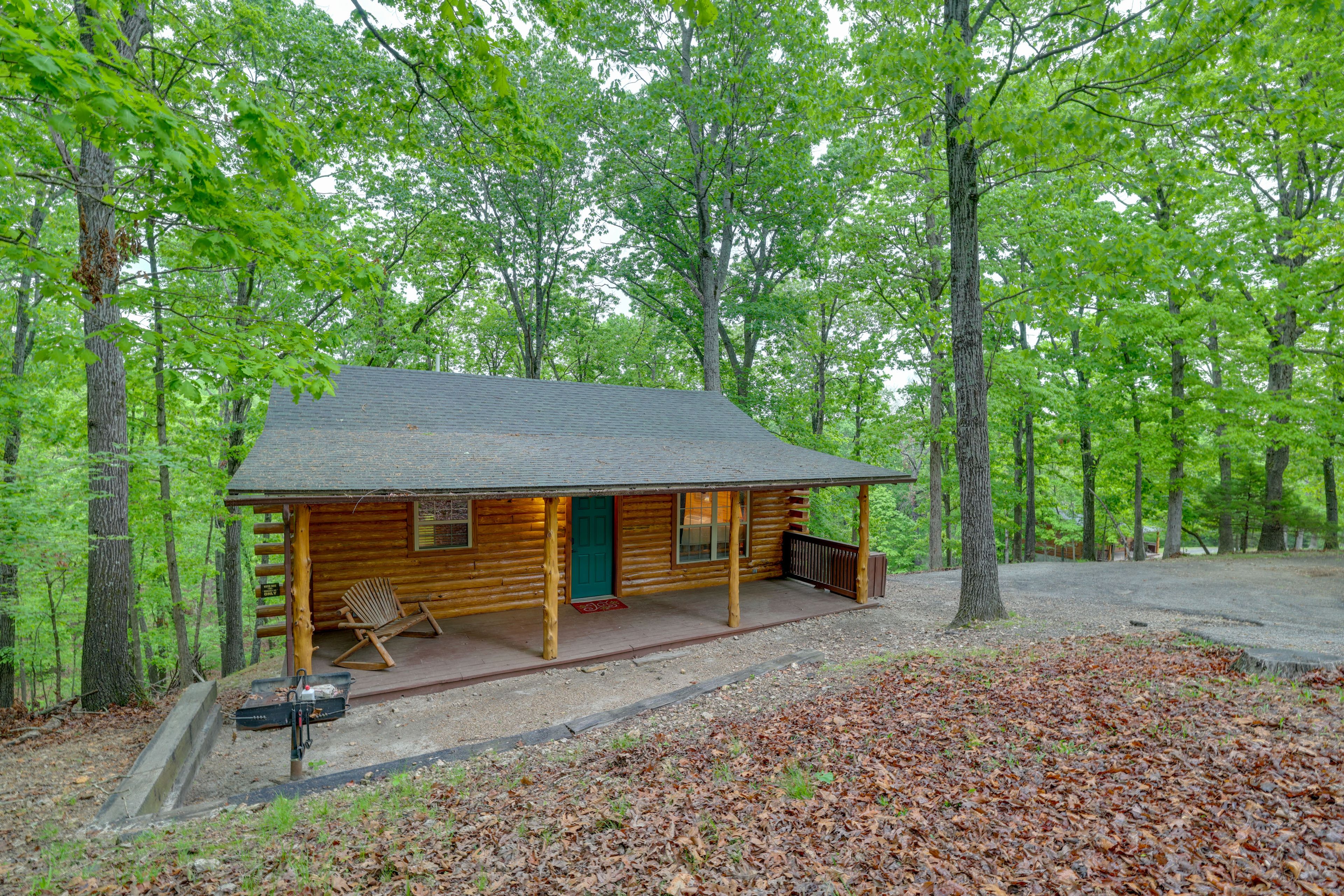 Front Exterior | Covered Patio | Charcoal Grill