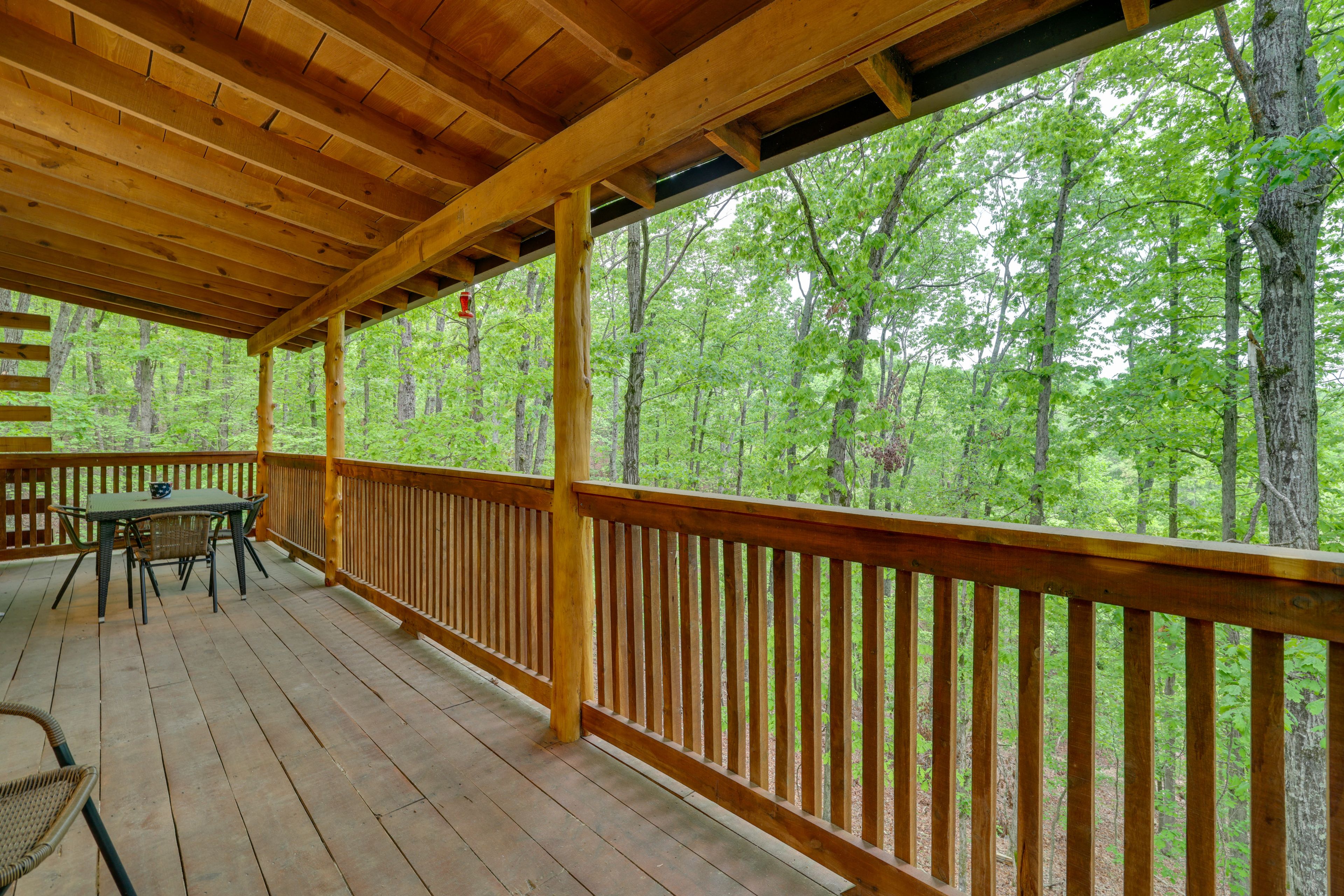 Exterior | 2-Level Cabin | Bedroom on Basement Level