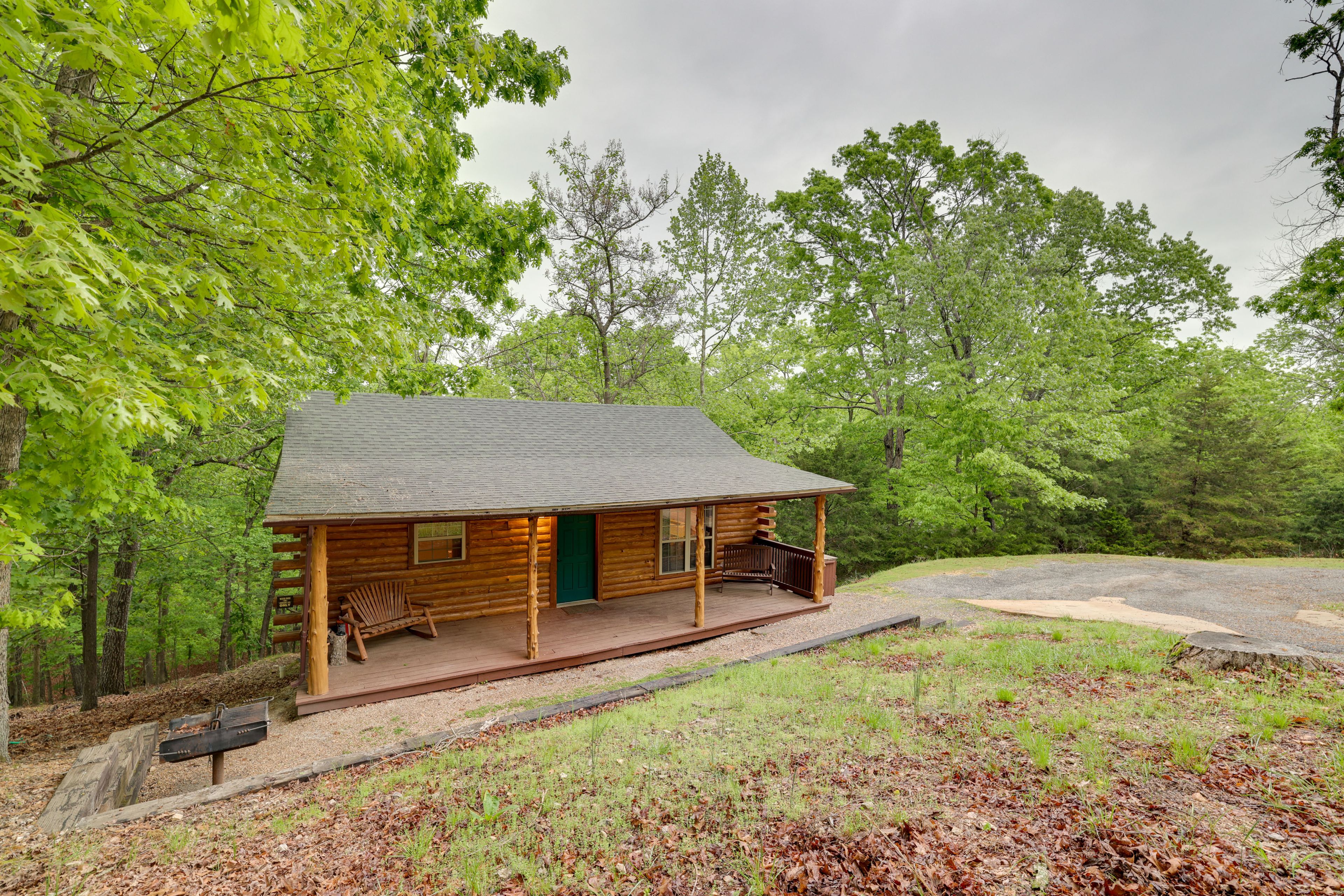 Front Exterior | Covered Patio | Charcoal Grill