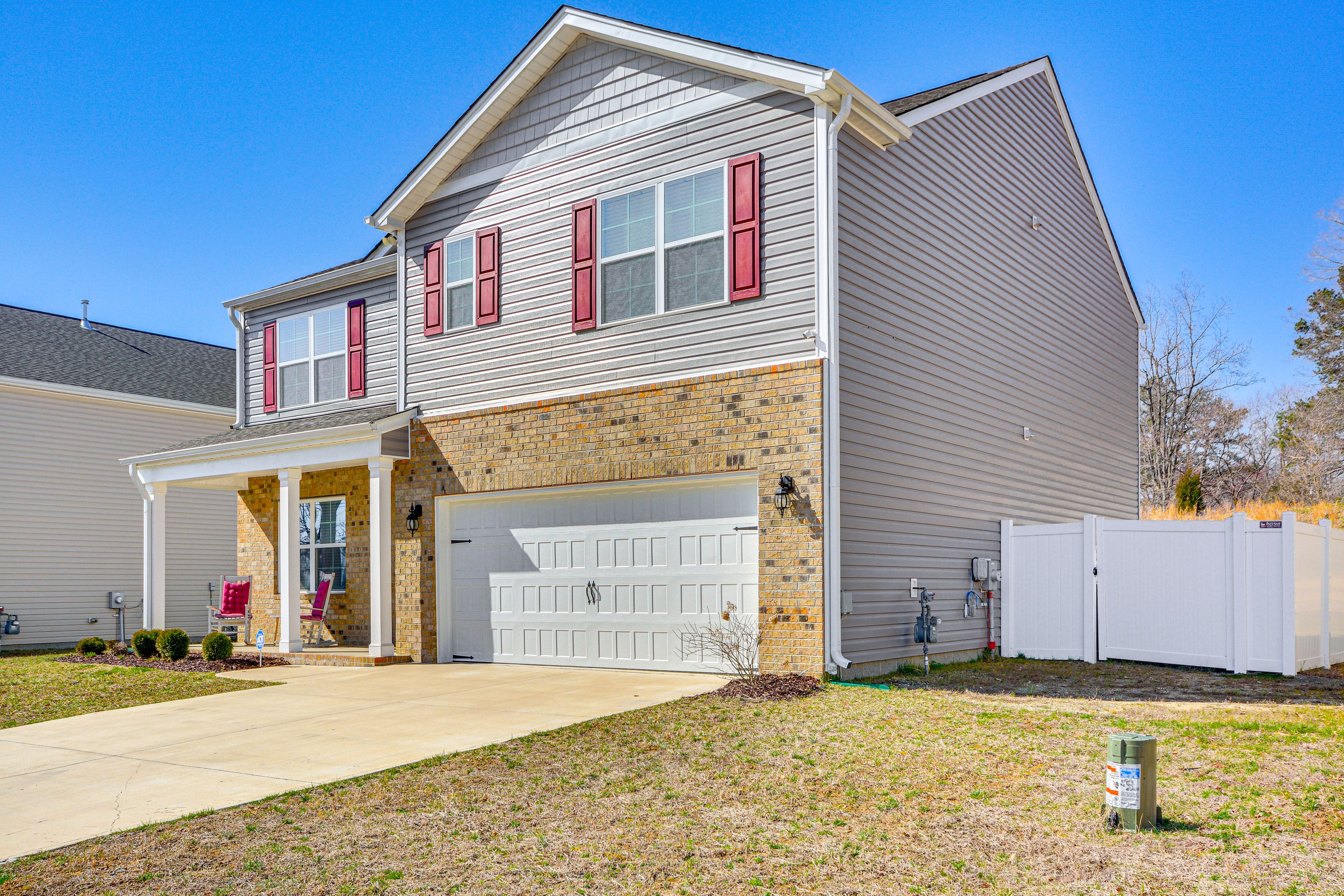 Exterior | Driveway (3 Vehicles) | Free Street Parking
