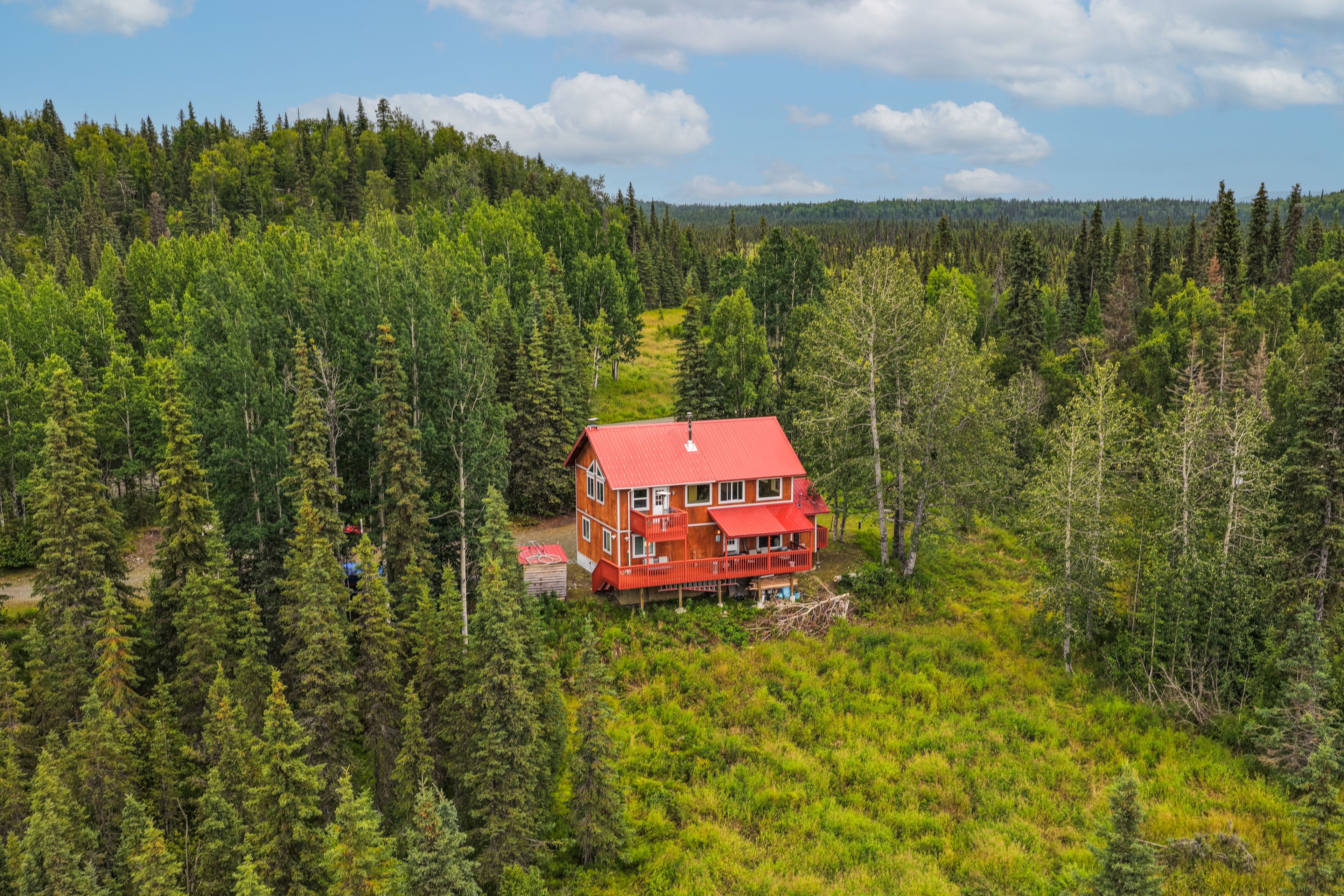 Aerial View of Property