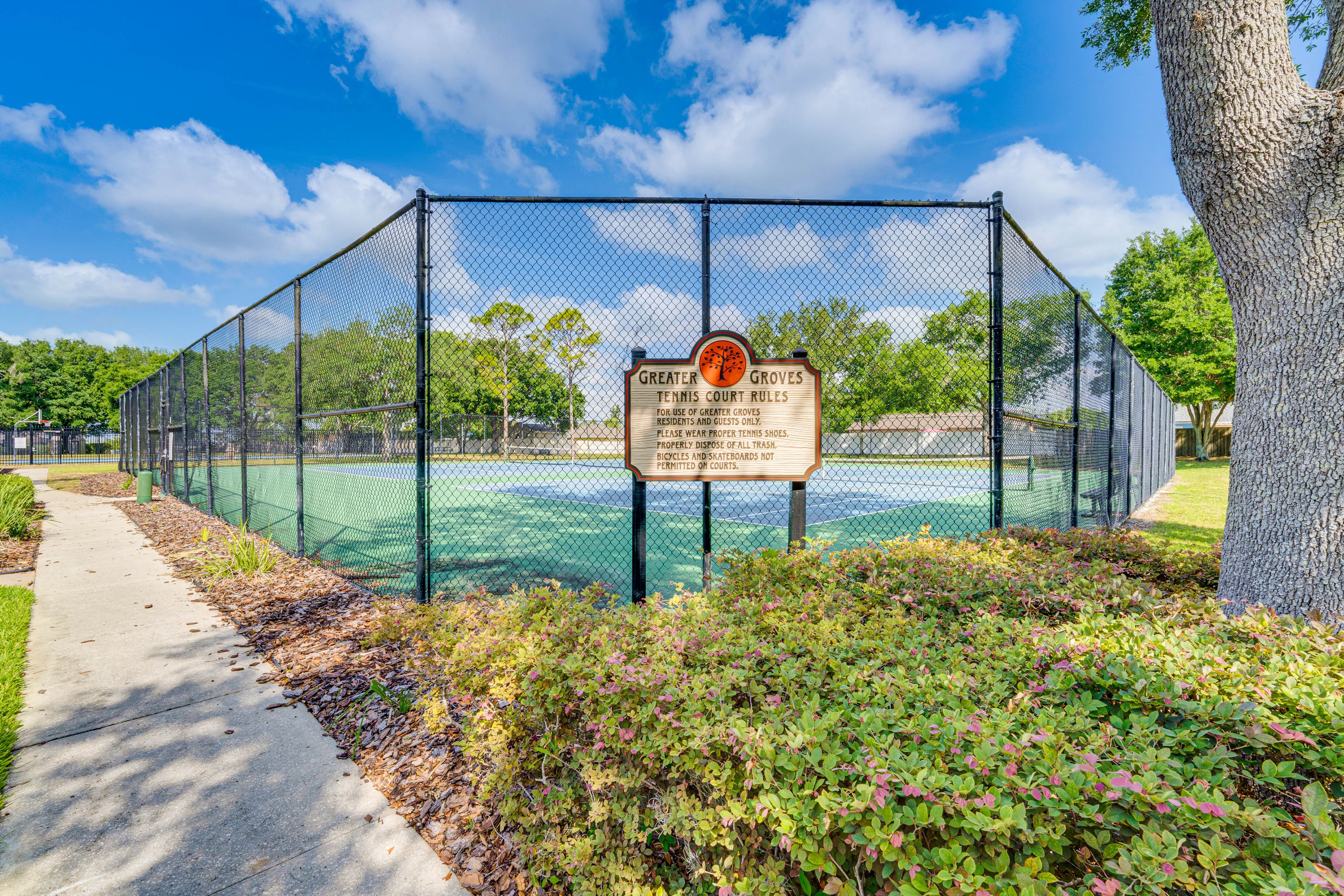 Greater Groves Community | Tennis & Basketball Courts