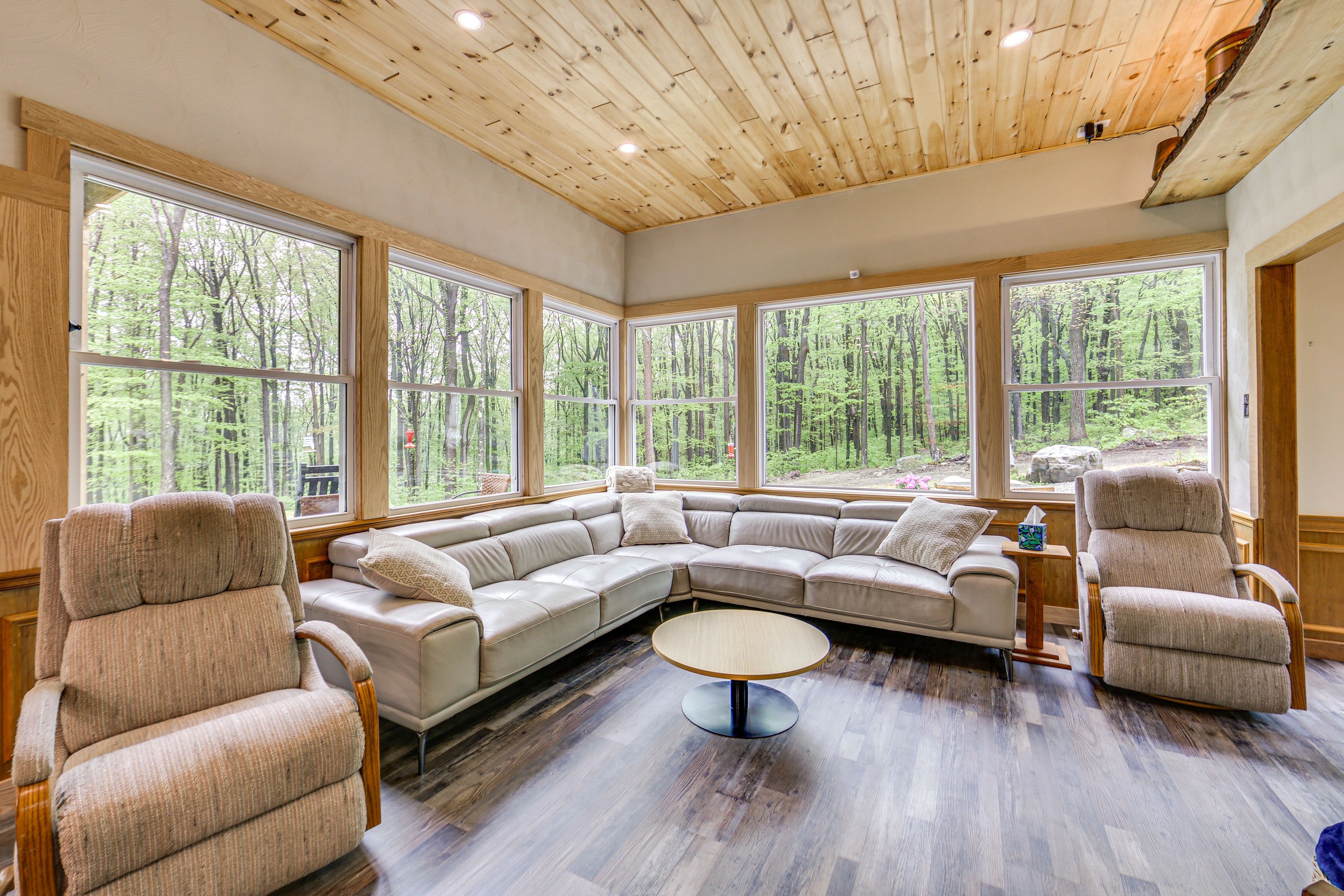 Living Room | Lower Level | Central A/C & Heating