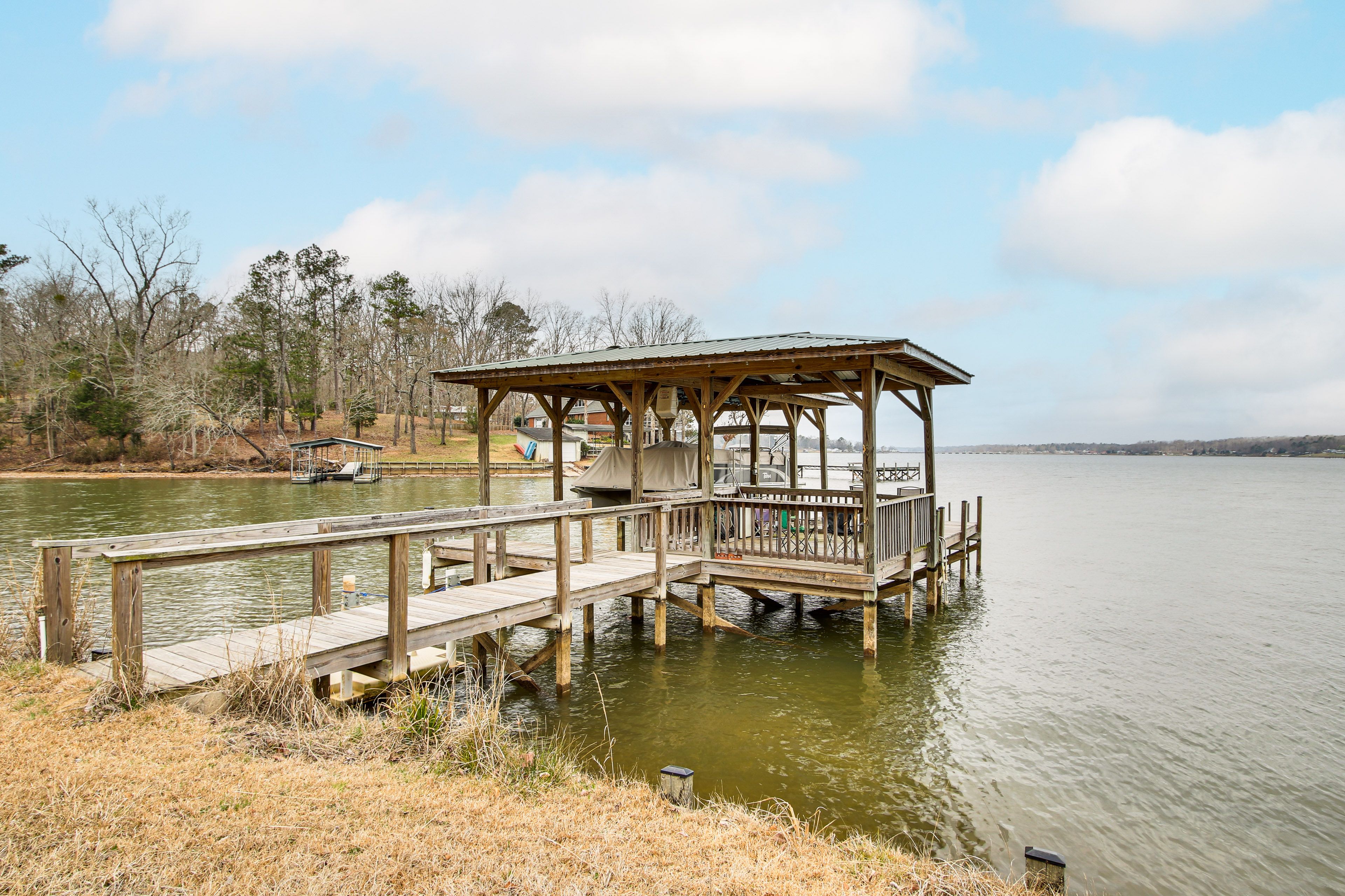 Private Dock & Boat Ramp | Self Check-In | 11 Mi to Downtown Greenwood