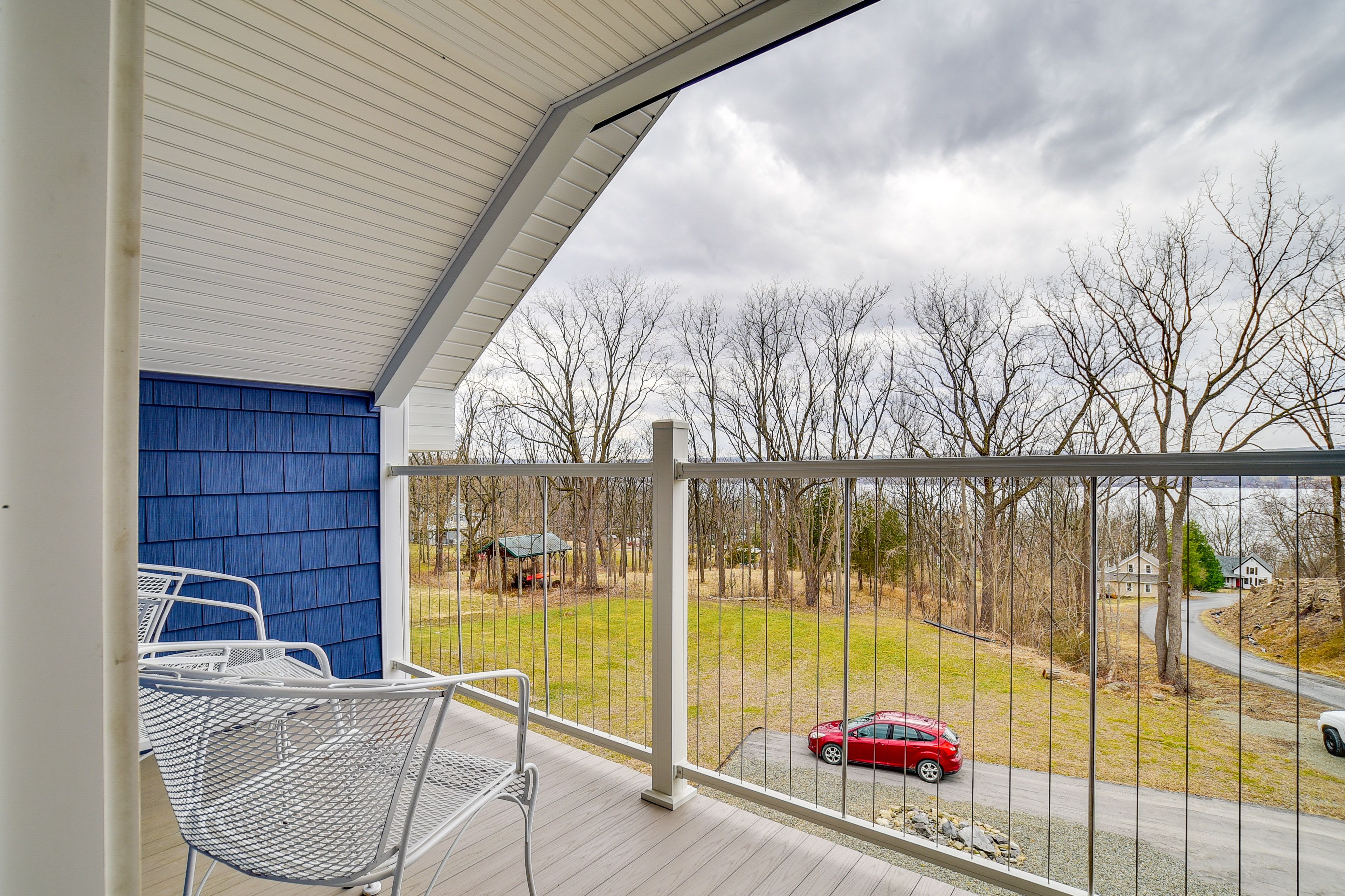 Covered Balcony | Lake Views