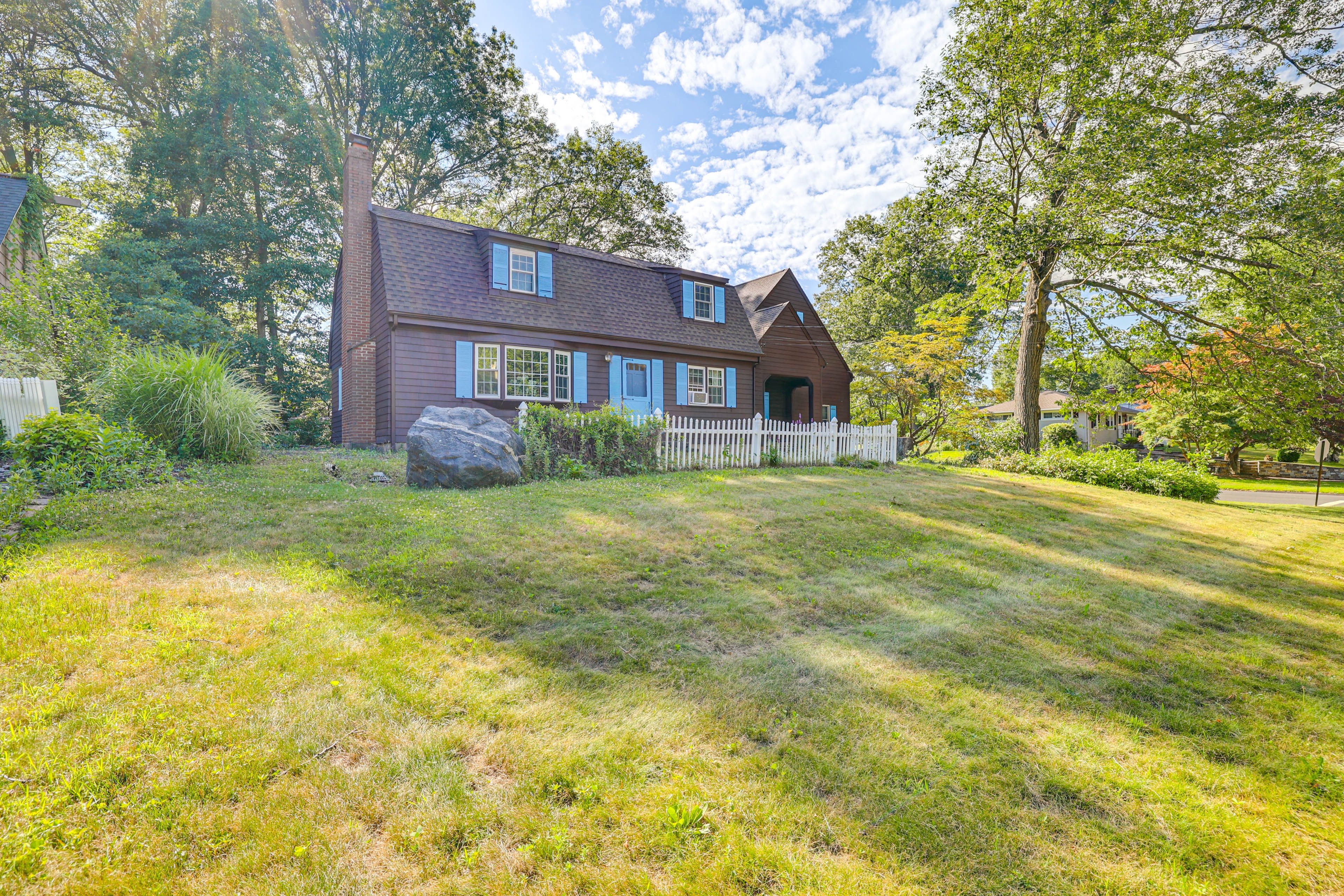 Property Exterior | Spacious Yard | 2-Story Home