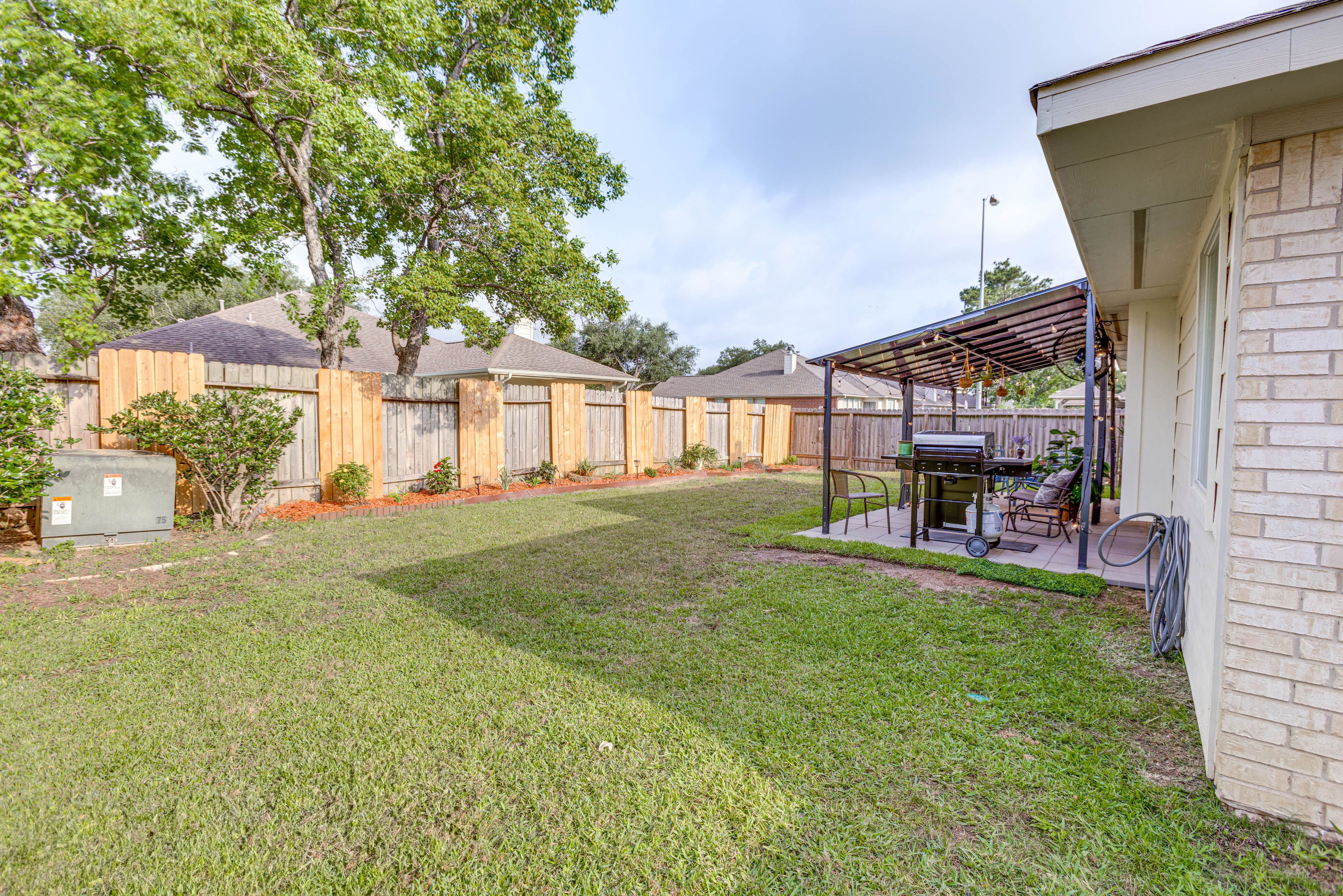 Exterior | Fenced Backyard