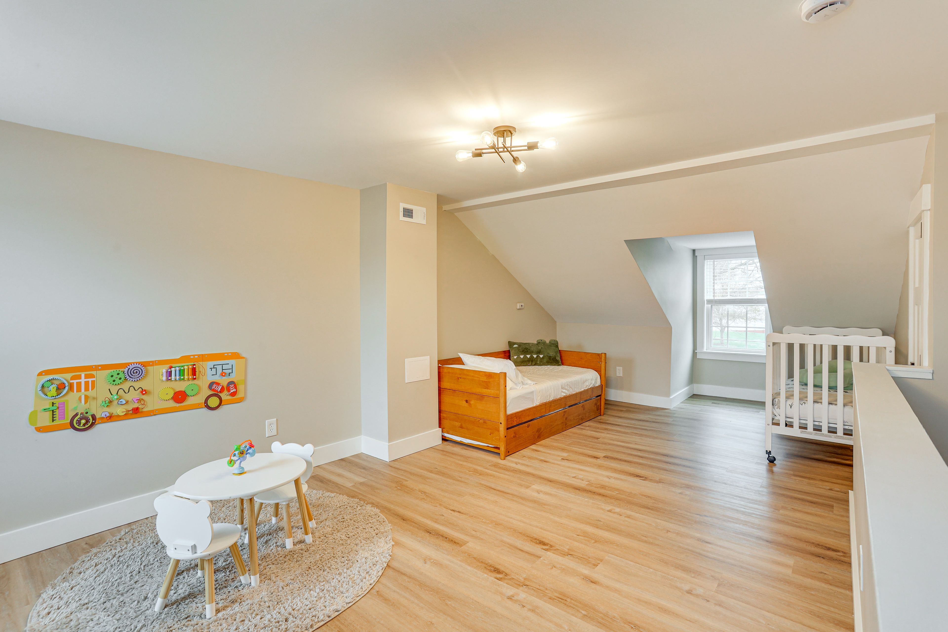 Loft | Twin Daybed w/ Twin Trundle | Crib | Toys | 3rd Floor